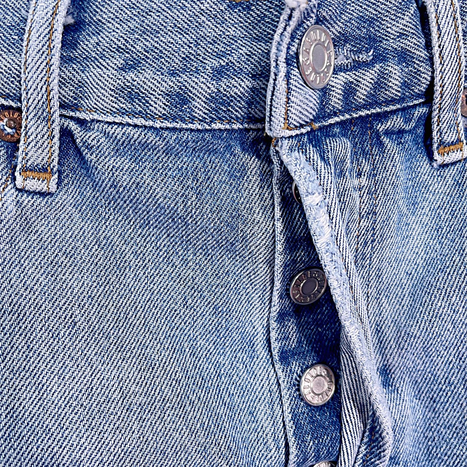 Agolde Agolde Parker Vintage Cut Off Denim Shorts Blue Womens 27 Size 27" / US 4 / IT 40 - 3 Thumbnail