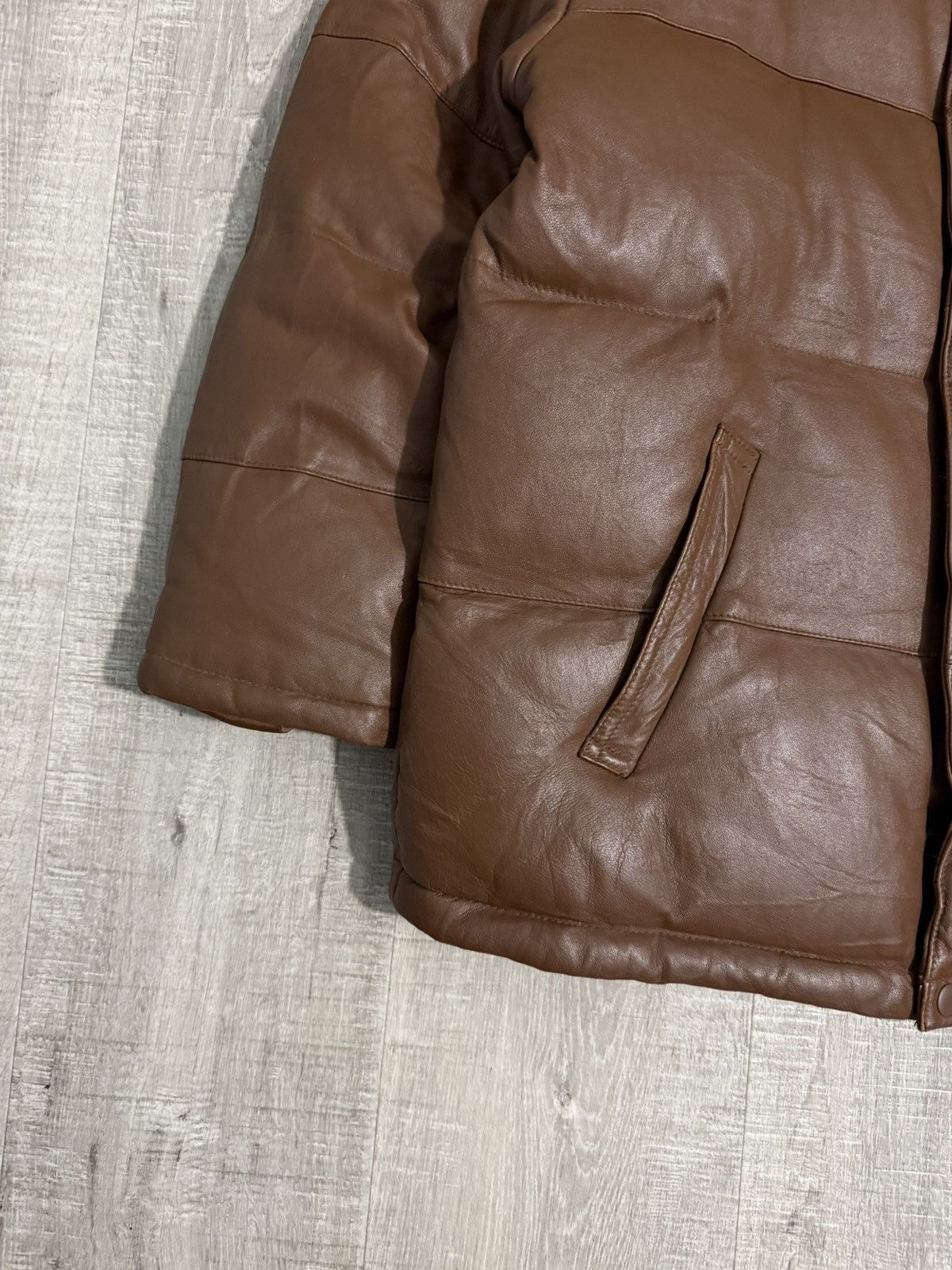 Avirex Avirex usa leather puffer goose down jacket Size US M / EU 48-50 / 2 - 3 Thumbnail