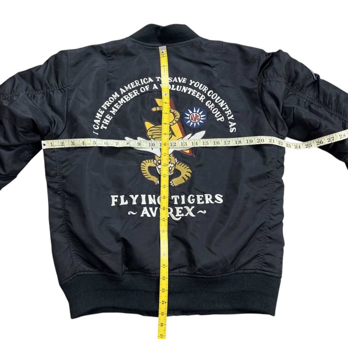 Avirex RARE PIECE!! 1990s Avirex FLYING TIGERS Bomber Jacket USA Size US L / EU 52-54 / 3 - 11 Thumbnail