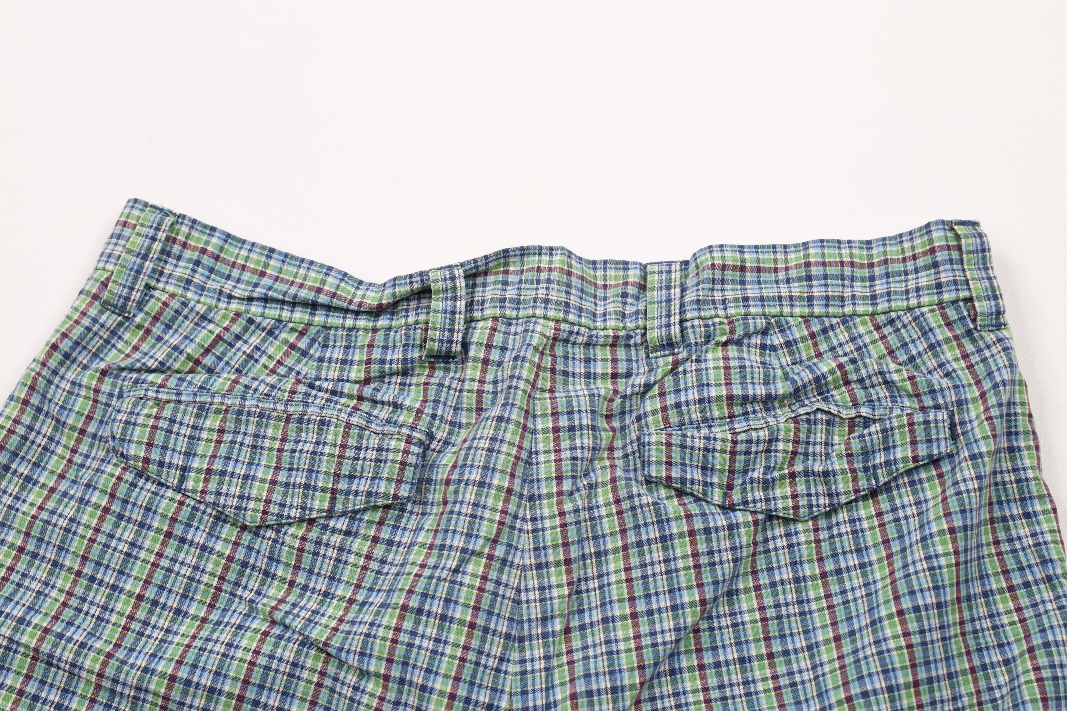 Gap × Vintage Vintage Gap Cotton Chino Golf Golfing Shorts Rainbow Plaid Size US 36 / EU 52 - 9 Thumbnail