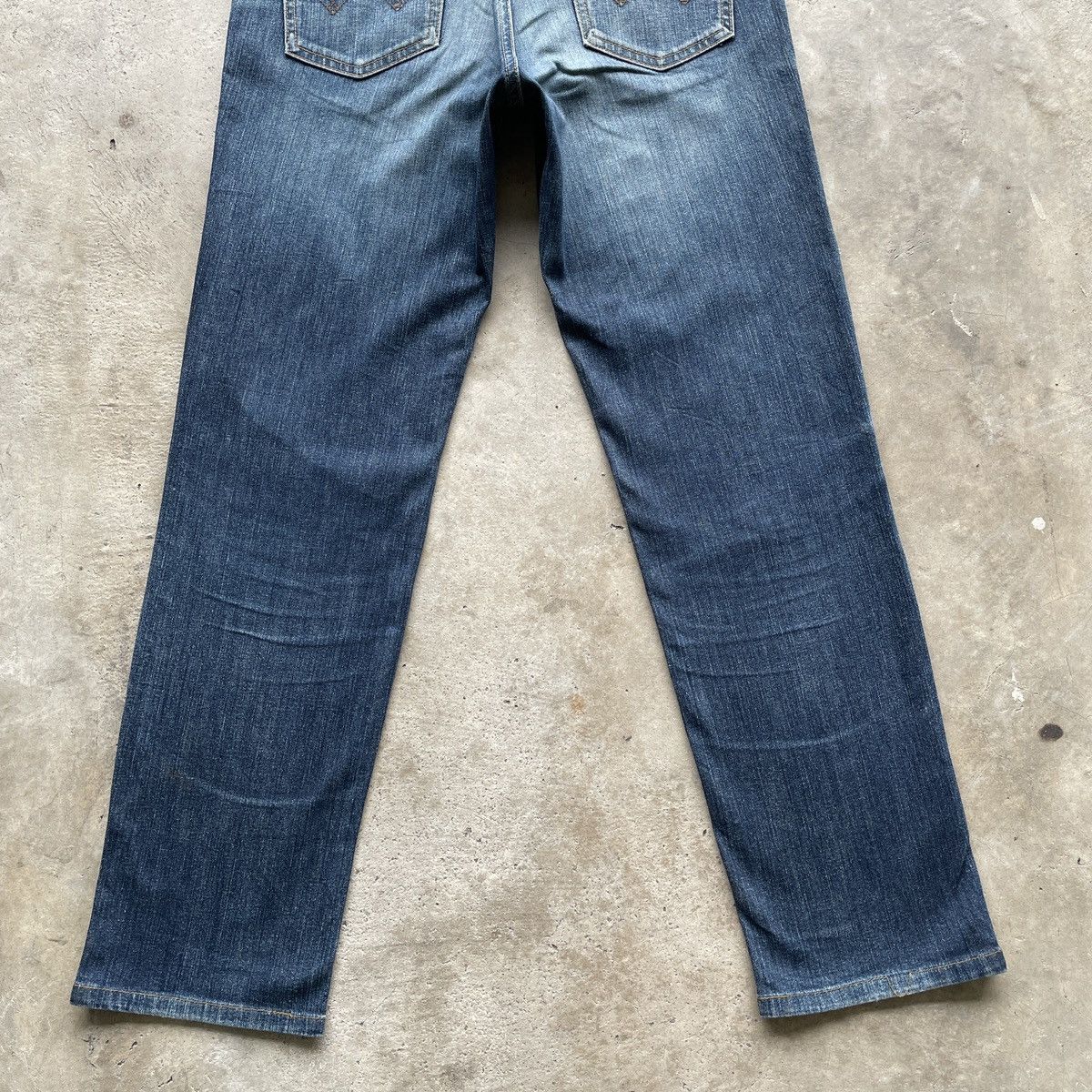 Jean × Vintage × Wrangler Vintage Wrangler Faded Denim Distressed Jeans Pants W32x30.5 Size US 32 / EU 48 - 10 Thumbnail