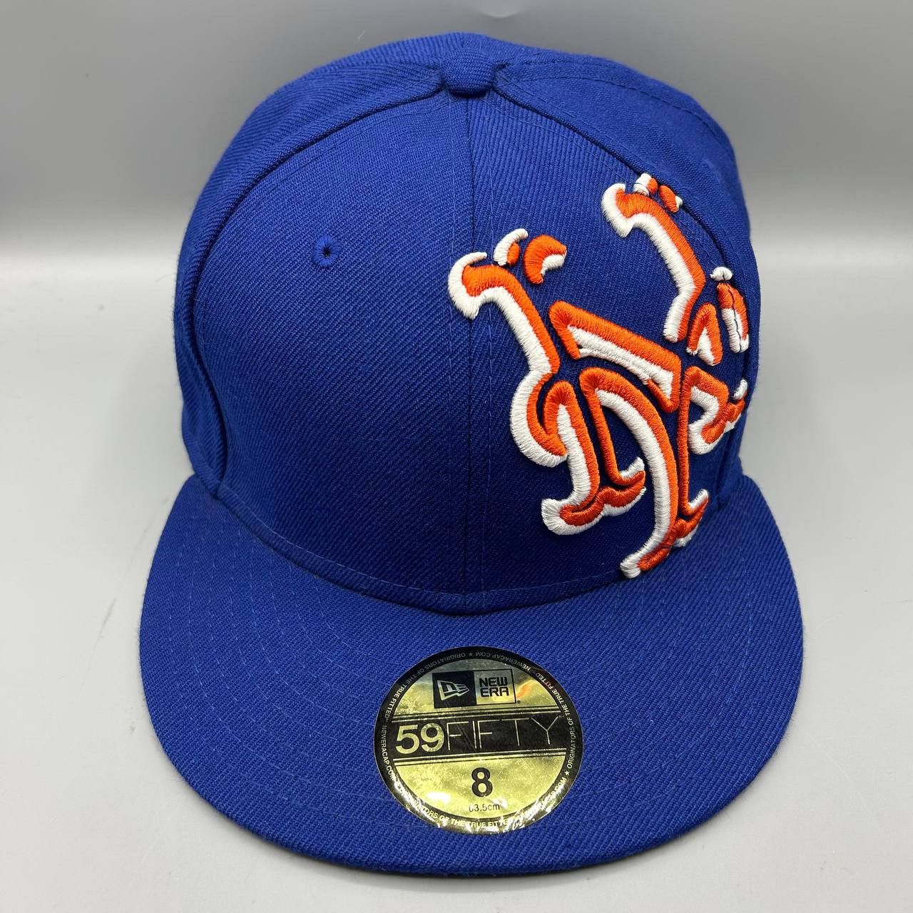 New Era New York Mets Hat Men 8 MLB 59Fifty New Era Fitted Cap Wool Size ONE SIZE - 1 Thumbnail