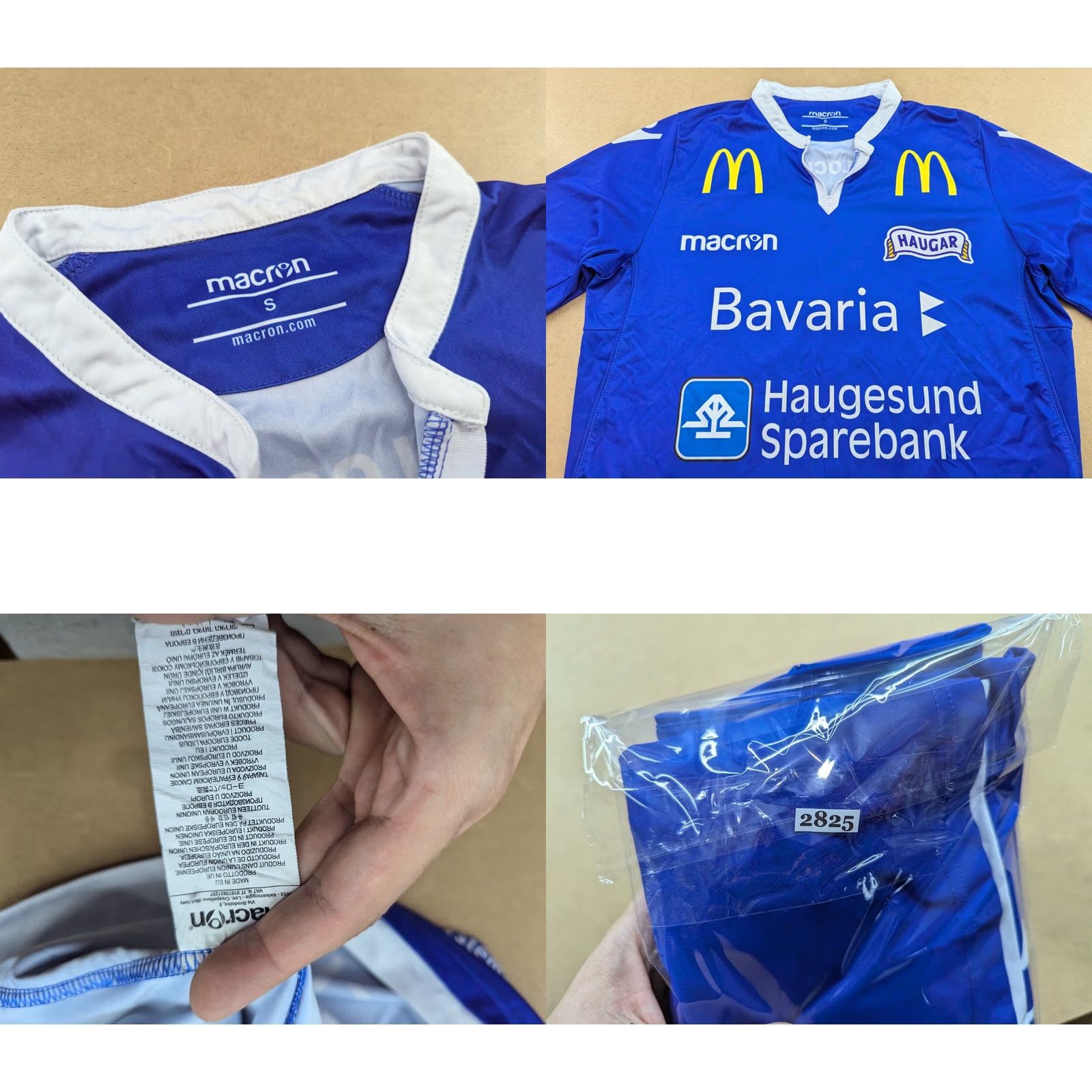 Macron Macron SK Haugar Norway Football Jersey S Unisex Adults Long Sleeve Blue XS? Size US S / EU 44-46 / 1 - 8 Thumbnail