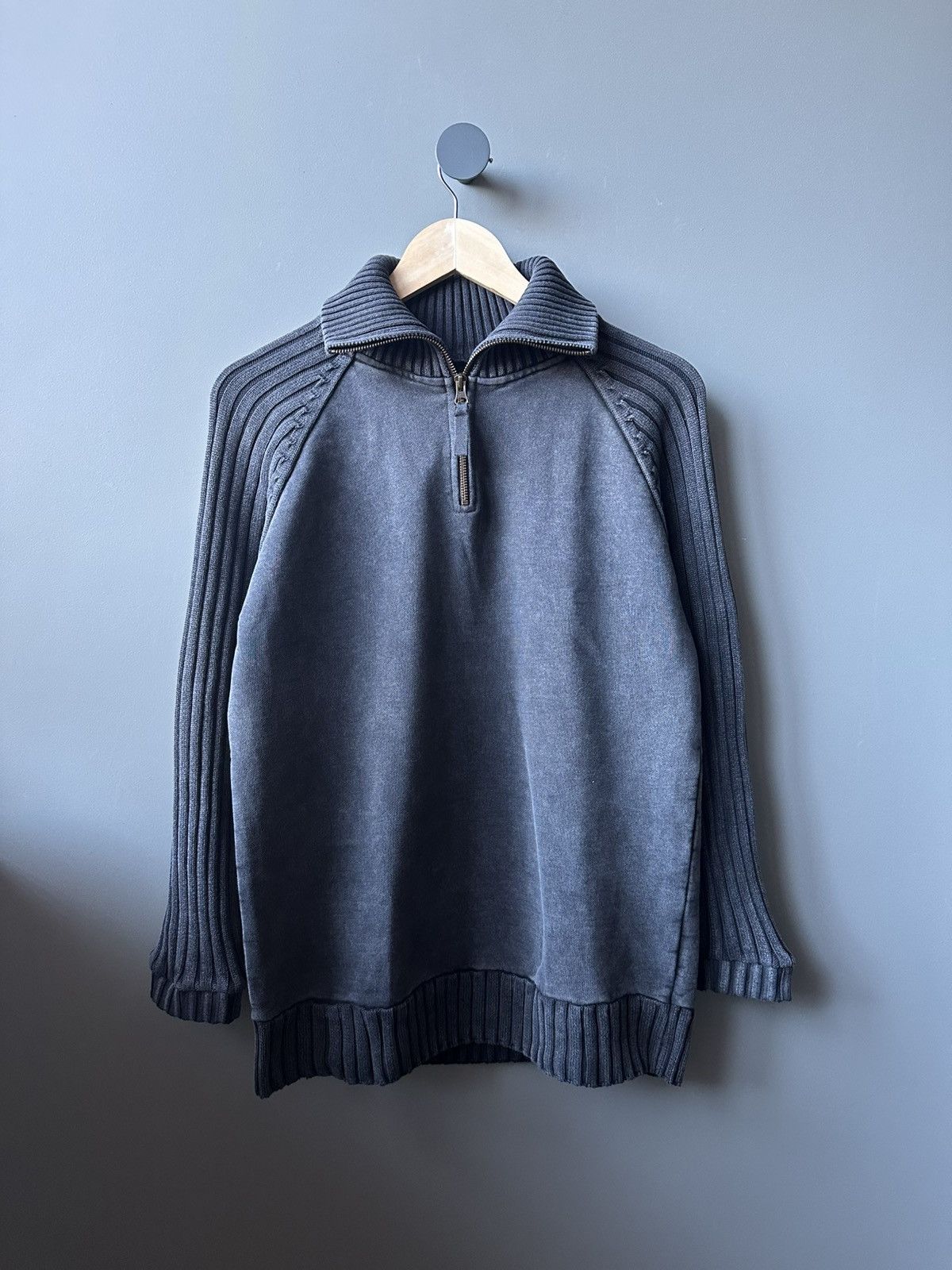 Schott Schott NYC Armed US Forces Ribbed Cotton Sweater Size US M / EU 48-50 / 2 - 1 Thumbnail