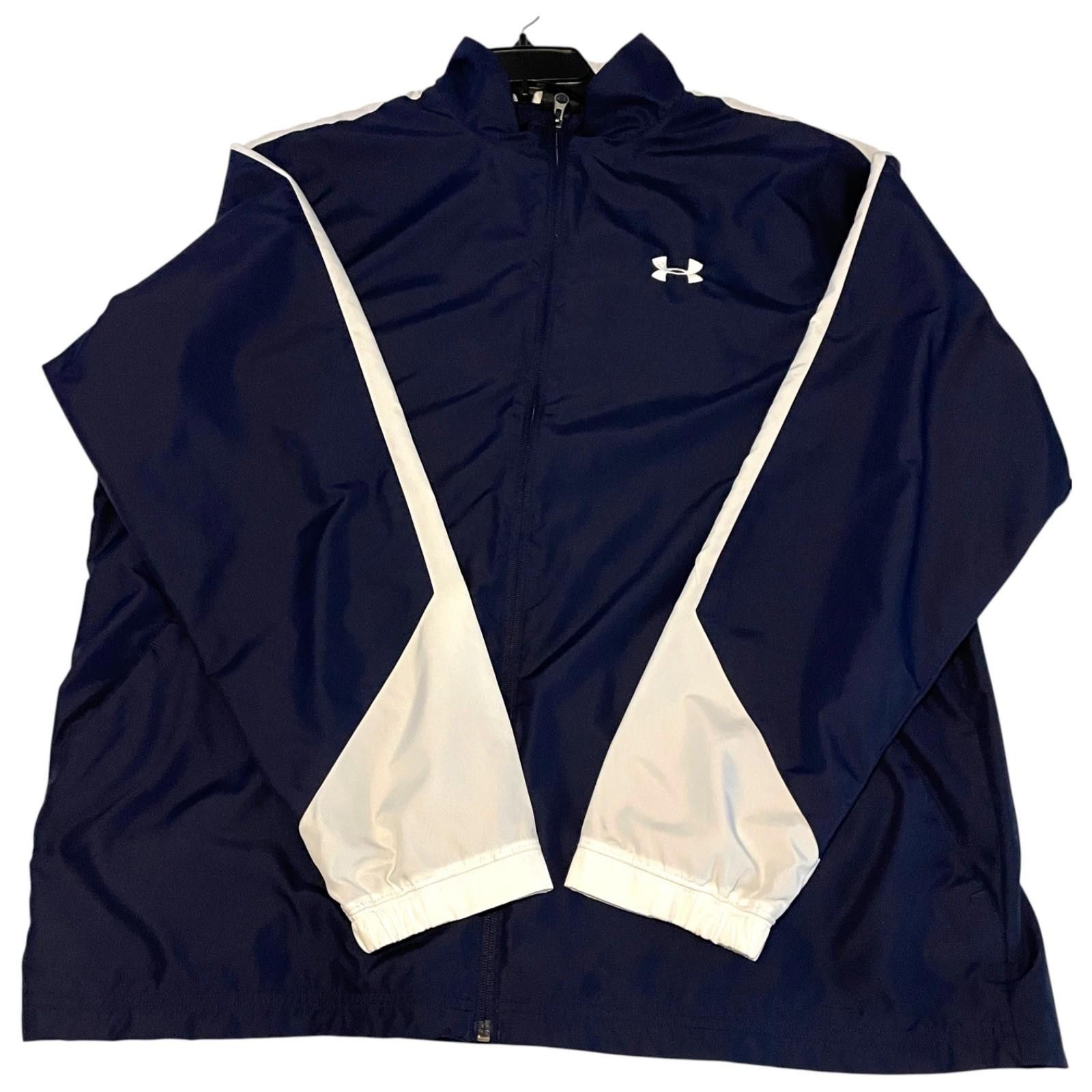 Under Armour Under Armour Men’s XL Lightweight Nylon Jacket Black White Size US XL / EU 56 / 4 - 1 Thumbnail