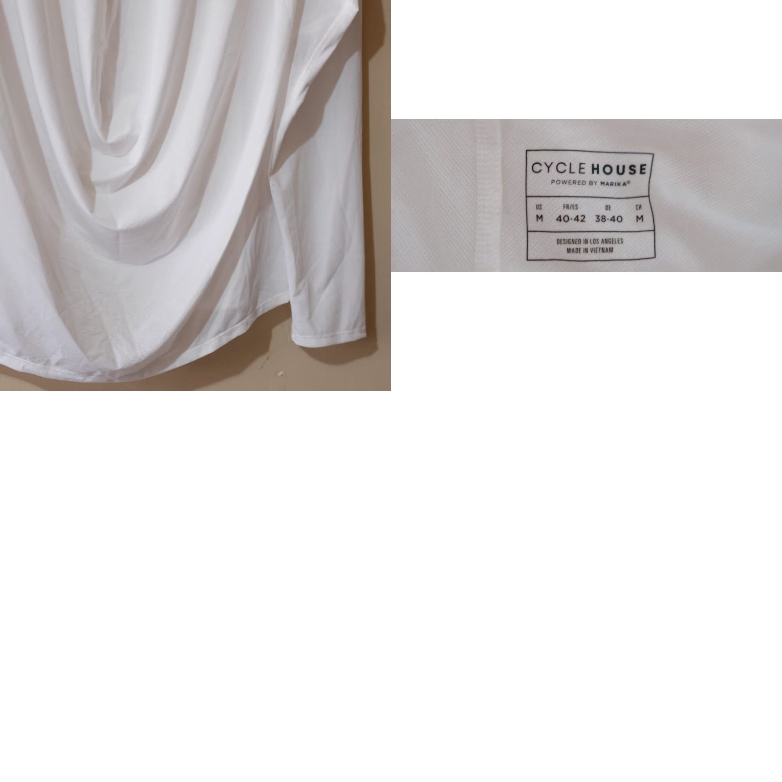 Vintage Cycle House Marika Longsleeve WhiteTee Shirt Top Women's M White Jersey T-Shirt Casual Activewear Womens M Size M / US 6-8 / IT 42-44 - 8 Thumbnail