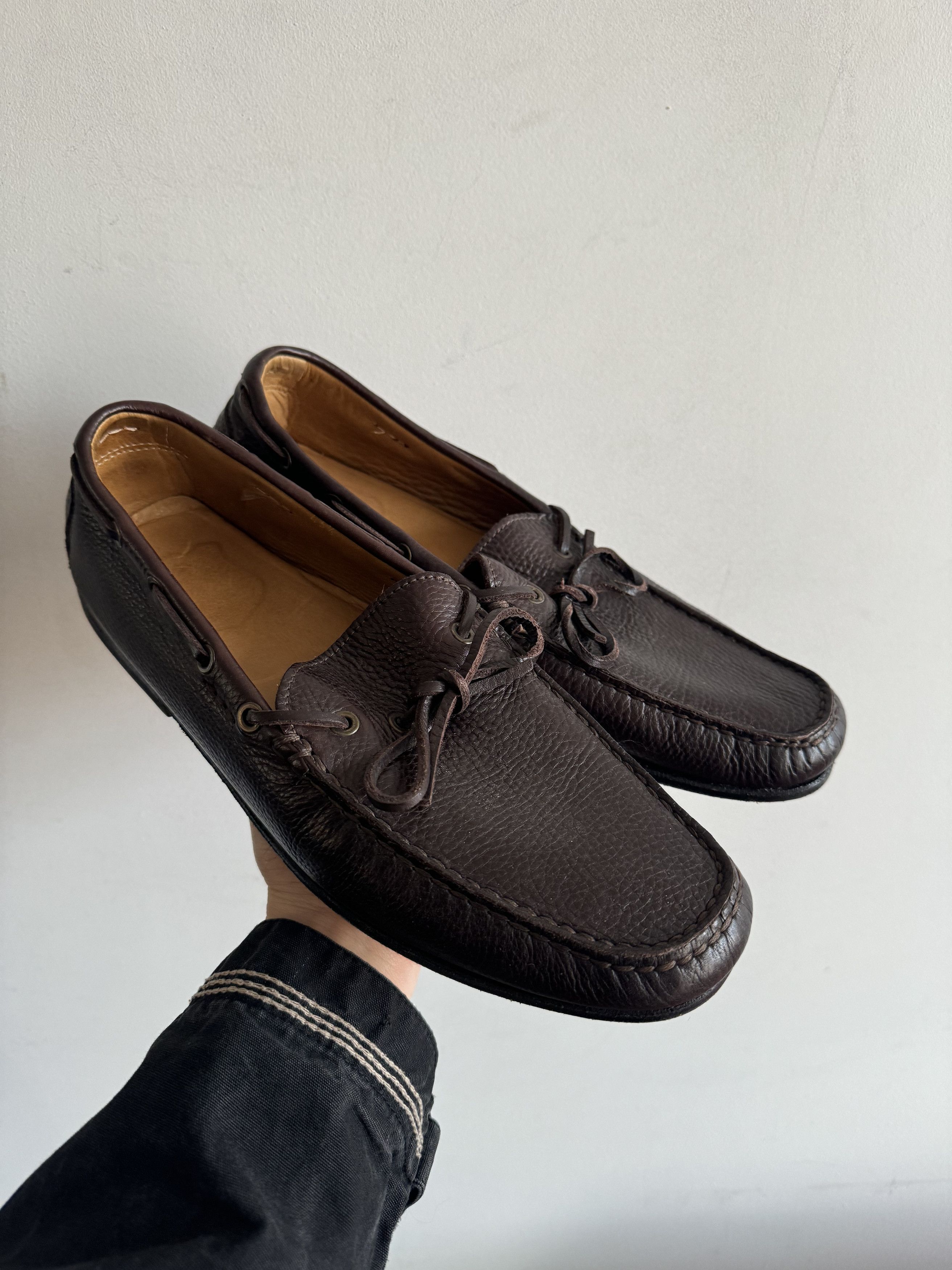 New & Lingwood New & Lingwood Driving Loafers Made in Italy Size 43.5 Size US 10.5 / EU 43-44 - 1 Thumbnail