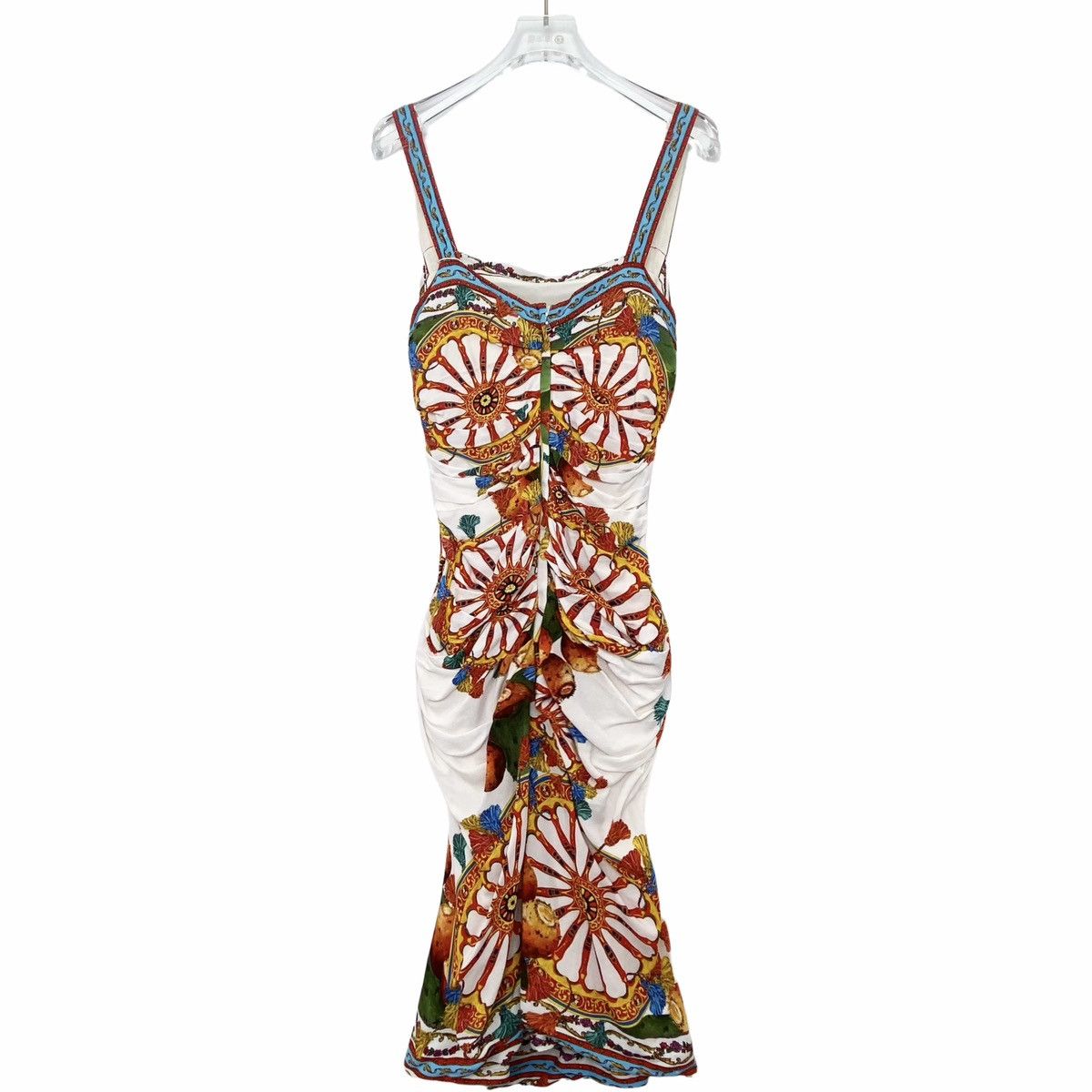 Dolce & Gabbana Dolce&Gabbana Printed Cami Dress K26WX Size M / US 6-8 / IT 42-44 - 1 Thumbnail