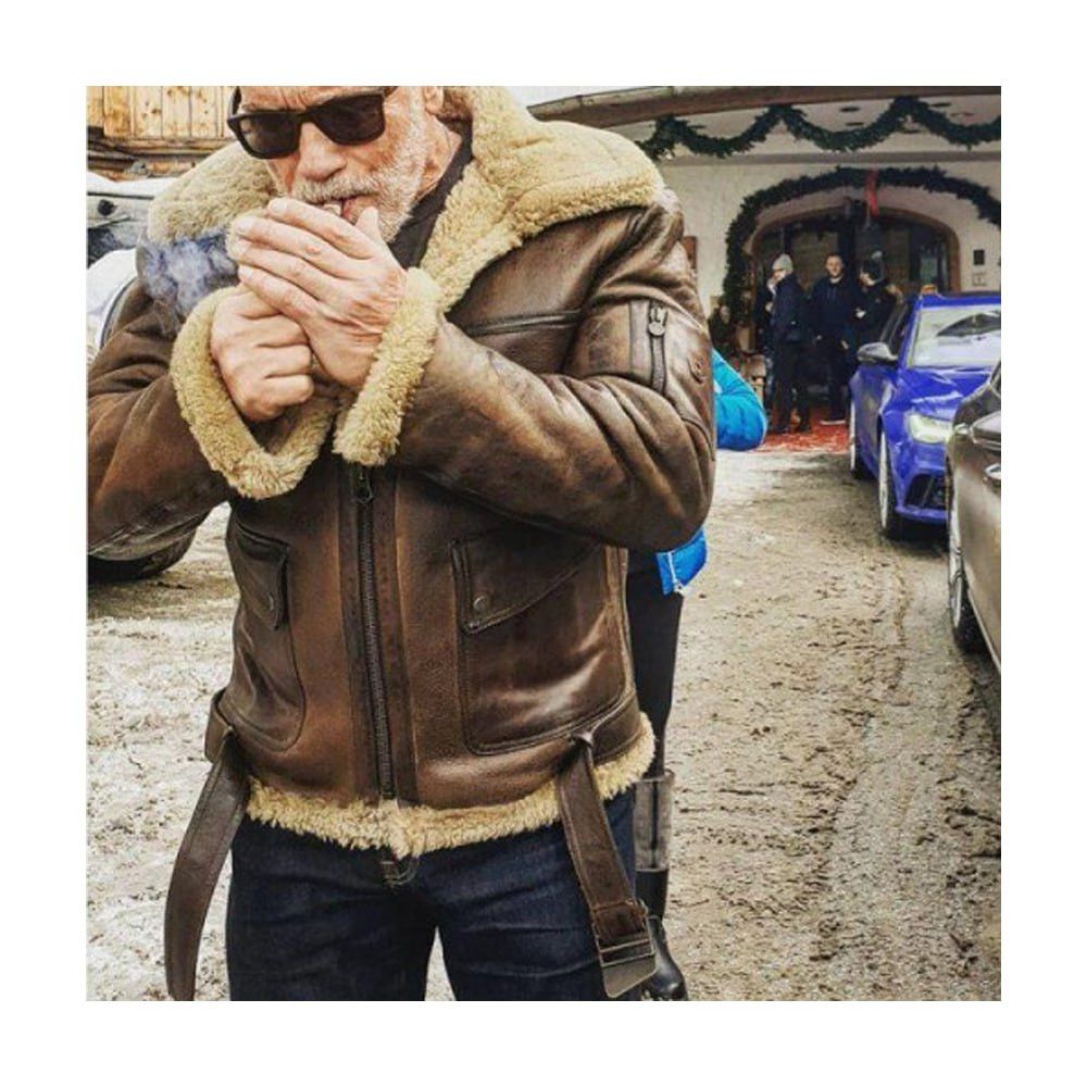 Genuine Leather × Leather 90s Vintage KUDSAK Shearling Aviator Leather Jacket Size US XL / EU 56 / 4 - 25 Thumbnail