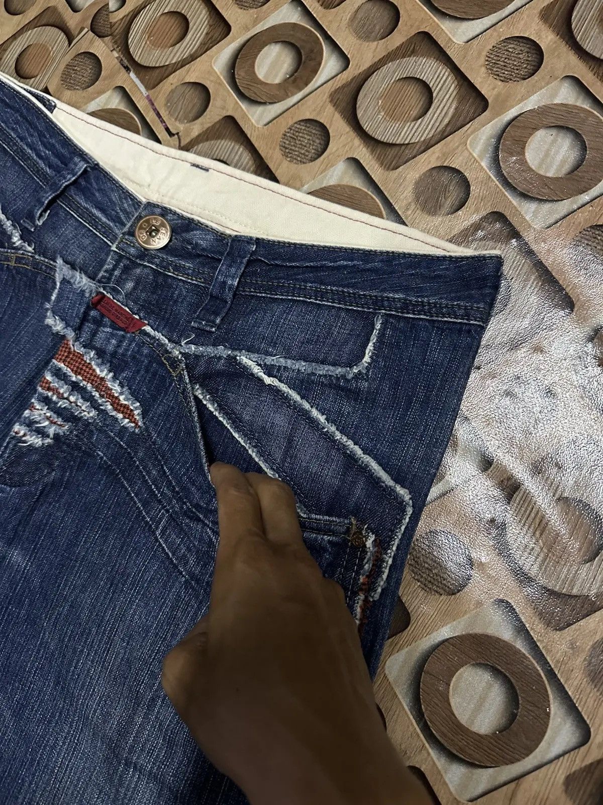 Marithe + Francois Girbaud GRAILS🔥 MARITHE FRANCOIS GIRBAUD JEANS VERY RARE DENIM PANTS Size US 33 - 11 Thumbnail