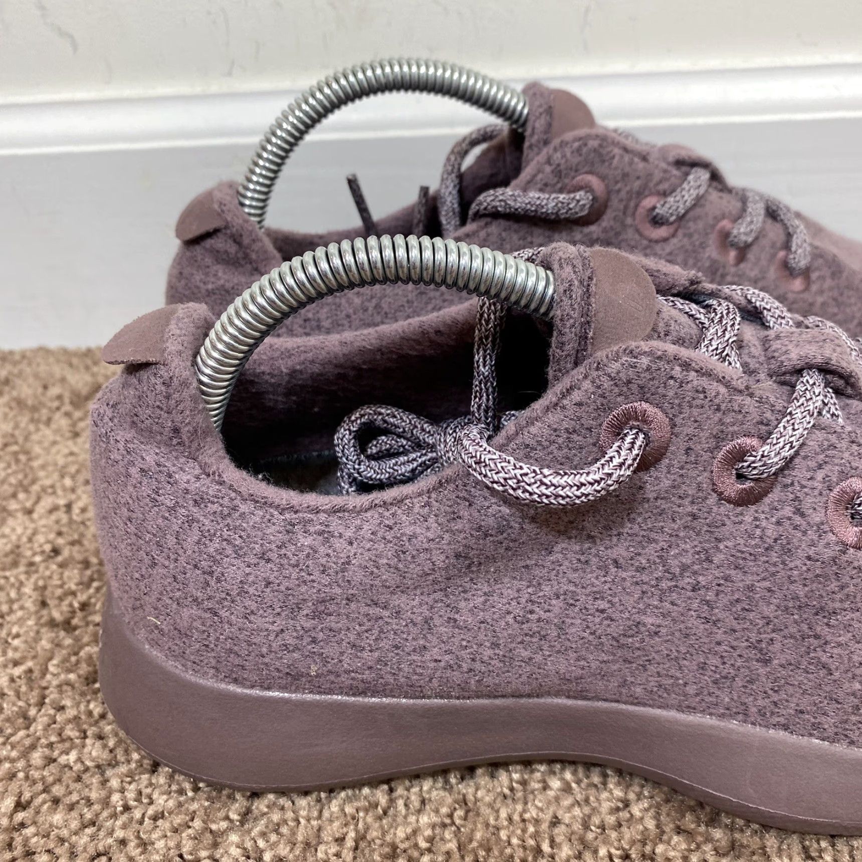 Allbirds Allbirds Womens Sneaker Wool Runners Kotare Plum Purple Size 10 Low Top Size L / US 10 / IT 46 - 2 Thumbnail