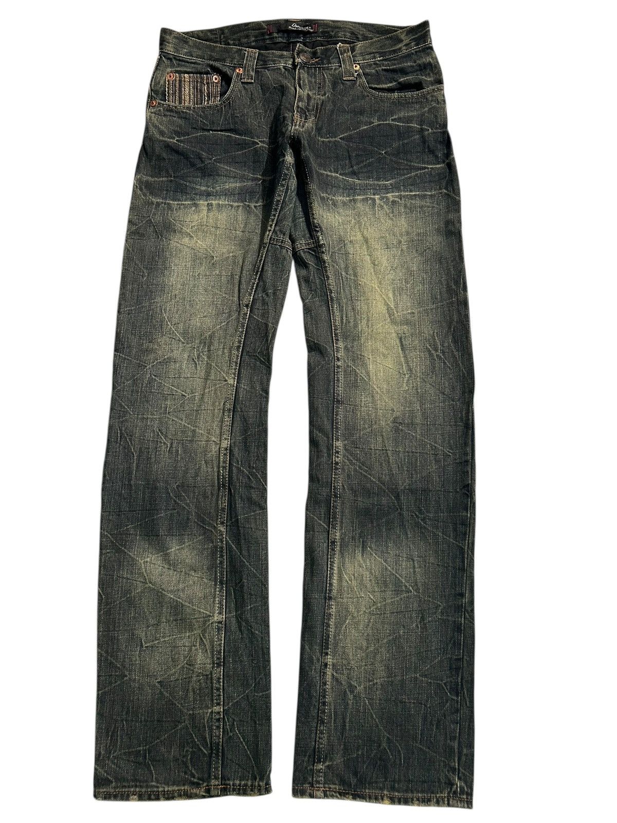 Japanese Brand × Kapital × Vintage Rusty Dominate Handcrdfted Jeans Japan Punk Grunge Style Size US 32 / EU 48 - 2 Thumbnail