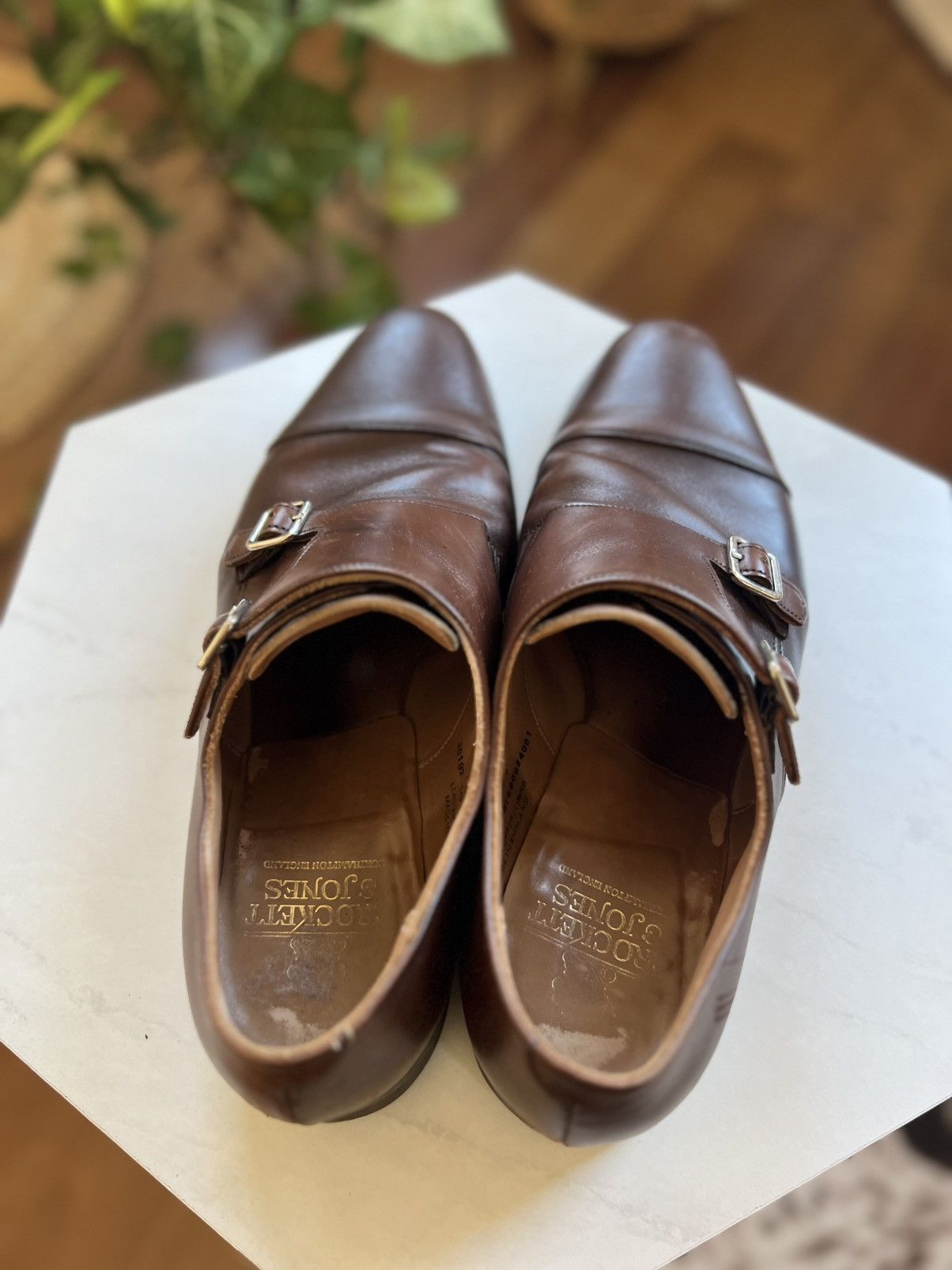 Crockett & Jones Crockett & Jones Lowndes 4 Double Monk Shoes, Size 10E Size US 10 / EU 43 - 8 Thumbnail