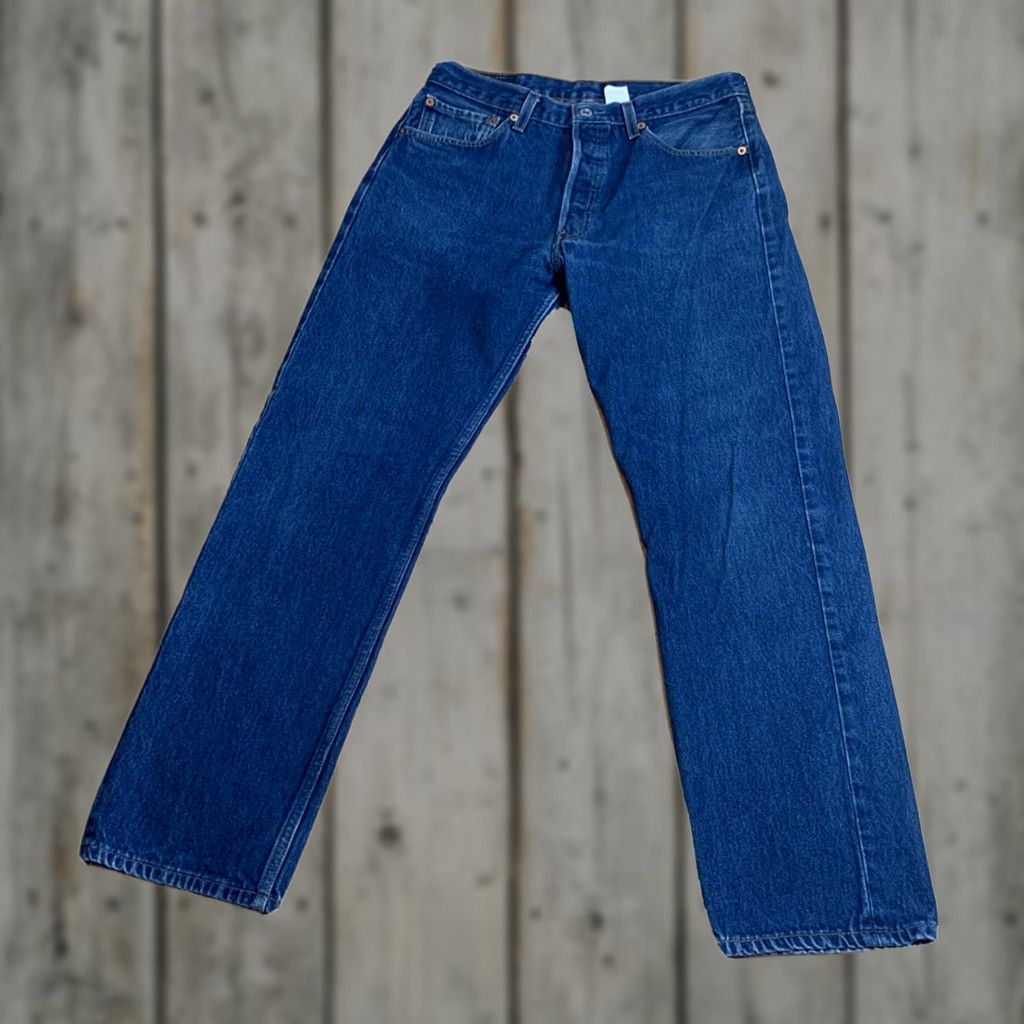 Levi's VINTAGE Levi's 501 Button Fly Straight Jeans Men's Blue Size 31 x 30 Size US 31 - 1 Thumbnail