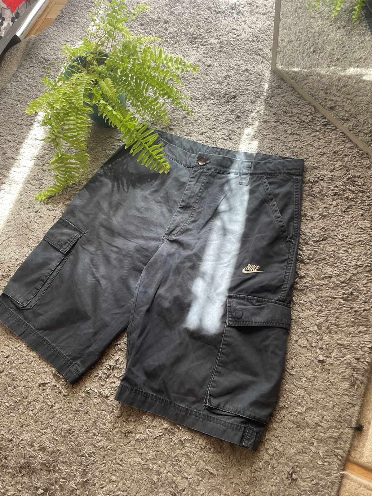 Nike × Vintage 00s Shorts Nike Vintage Streetwear Rare Logo Size US 32 / EU 48 - 4 Thumbnail