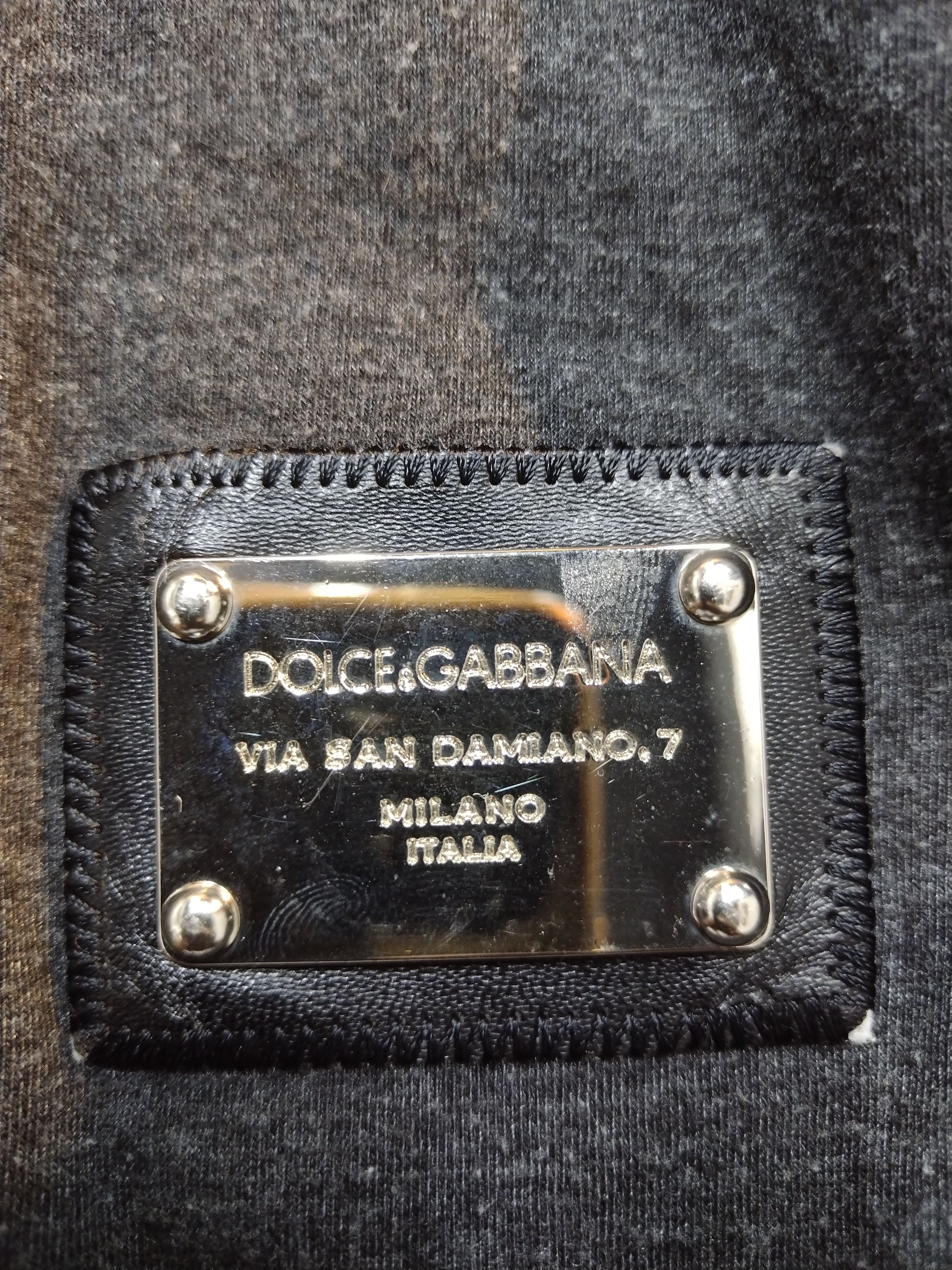 Dolce & Gabbana × Vintage Iconic vtg Dolce Gabbana Wool Cotton Longsleeve V Neck Size US L / EU 52-54 / 3 - 12 Thumbnail