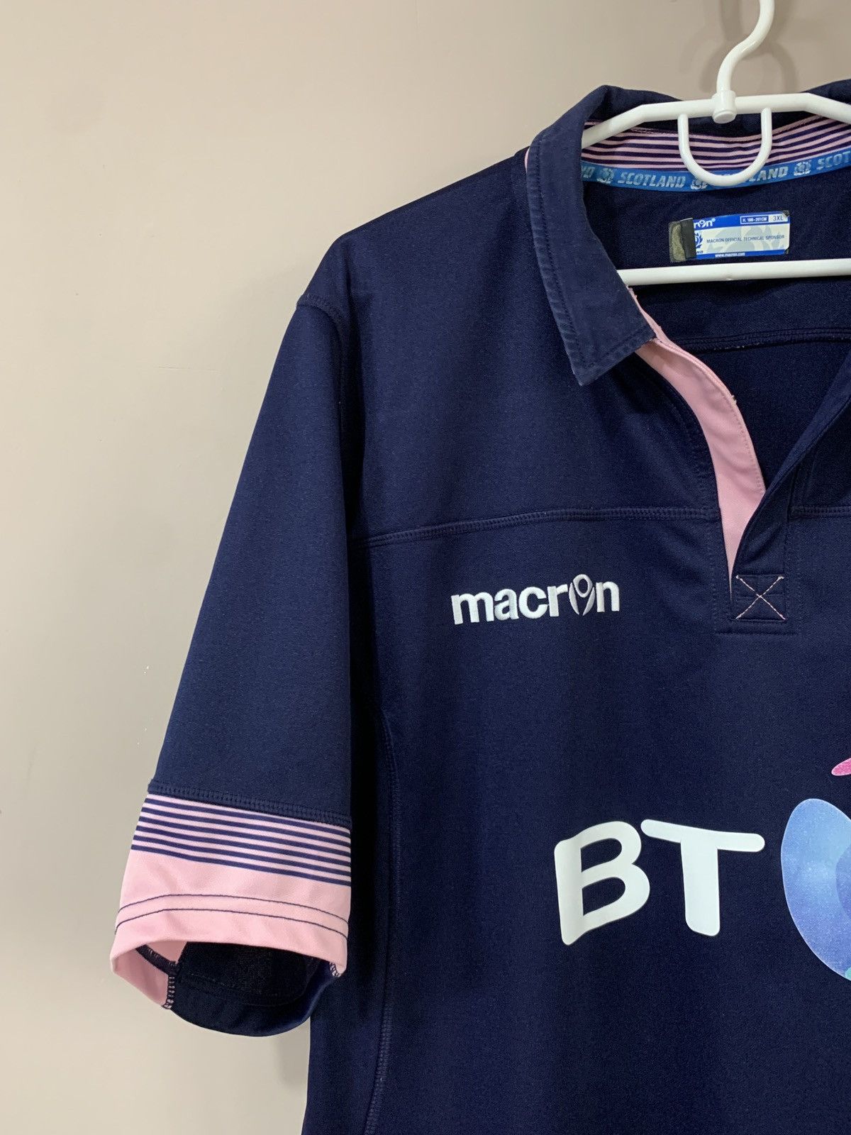 Macron Scotland Home Rugby Union Shirt Macron Soccer Size XXL Size US XXL / EU 58 / 5 - 3 Thumbnail
