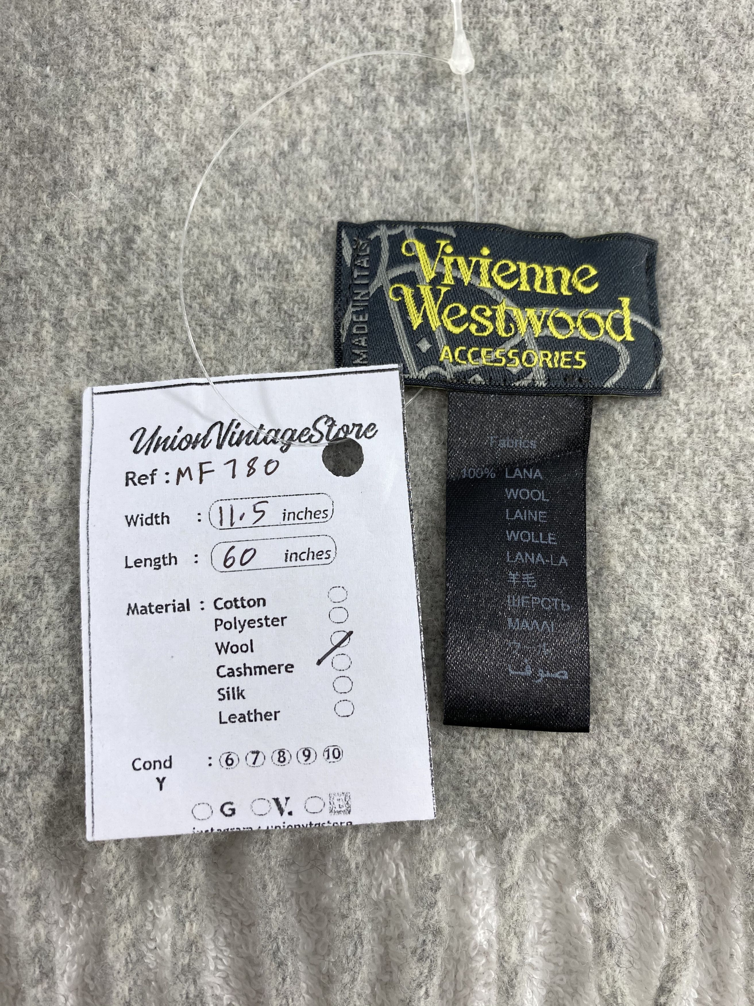 Vivienne Westwood Vintage Vivienne Westwood Scarf/Muffler/Neckwear MF780 Size ONE SIZE - 5 Thumbnail