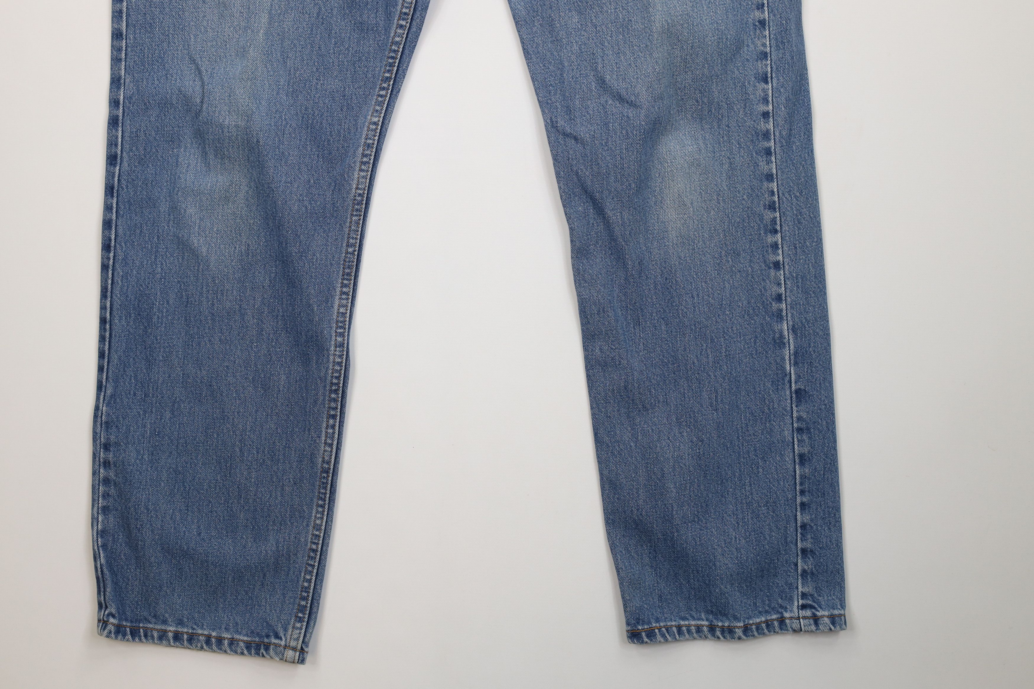 Levi's Vintage Y2K 2001 Levis 505 Regular Straight Leg Denim Jeans Size US 36 / EU 52 - 4 Thumbnail