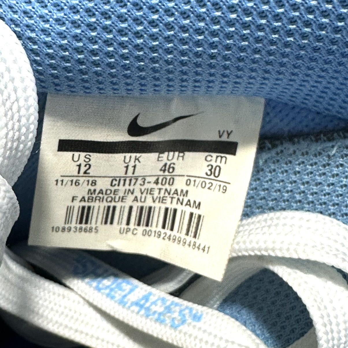 Nike × Off-White Nike Air Force 1 Low x Off-White MCA University Blue Size US 12 / EU 45 - 14 Thumbnail