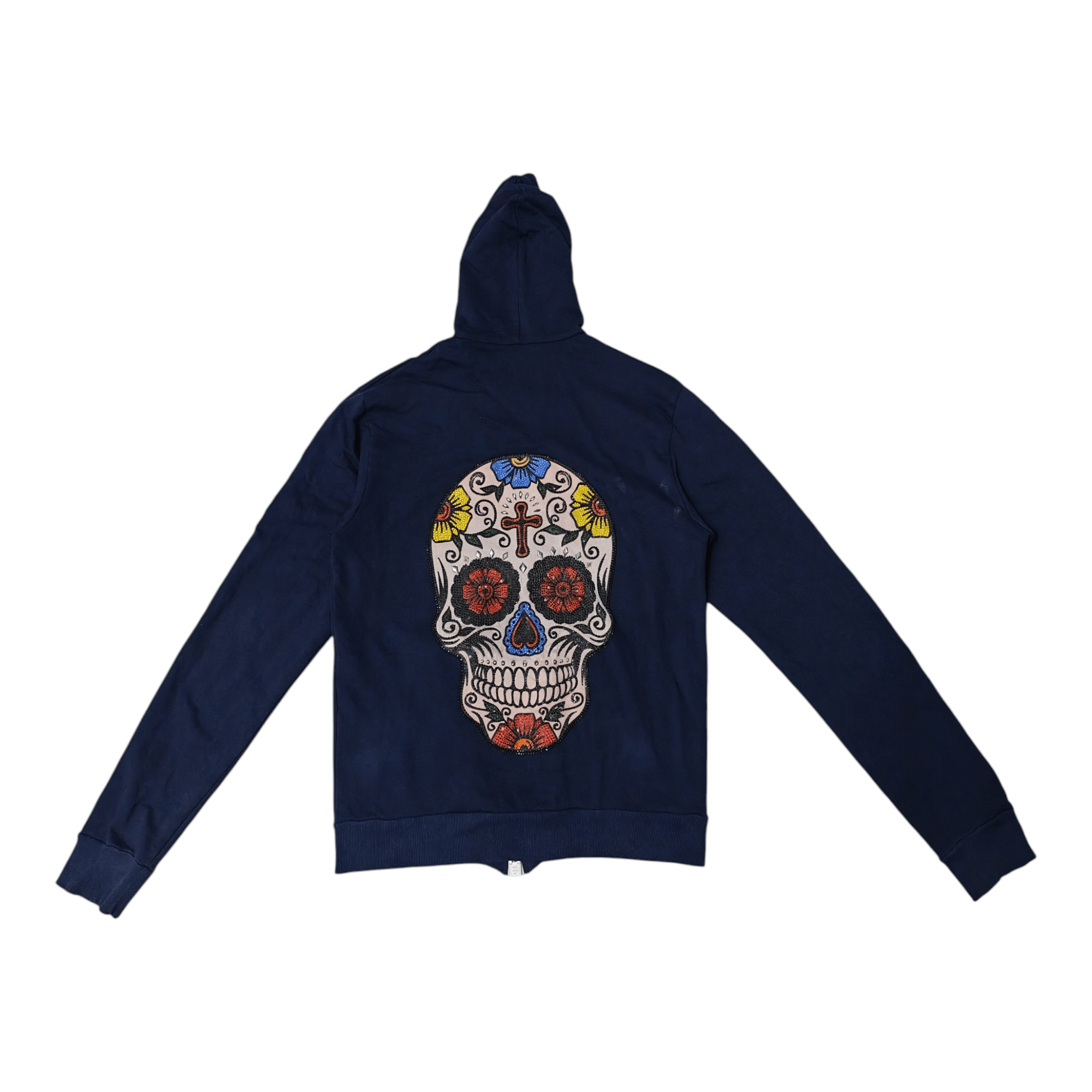 Japanese Brand Usual full zipper Skul Cross Hoodie Size US M / EU 48-50 / 2 - 1 Thumbnail