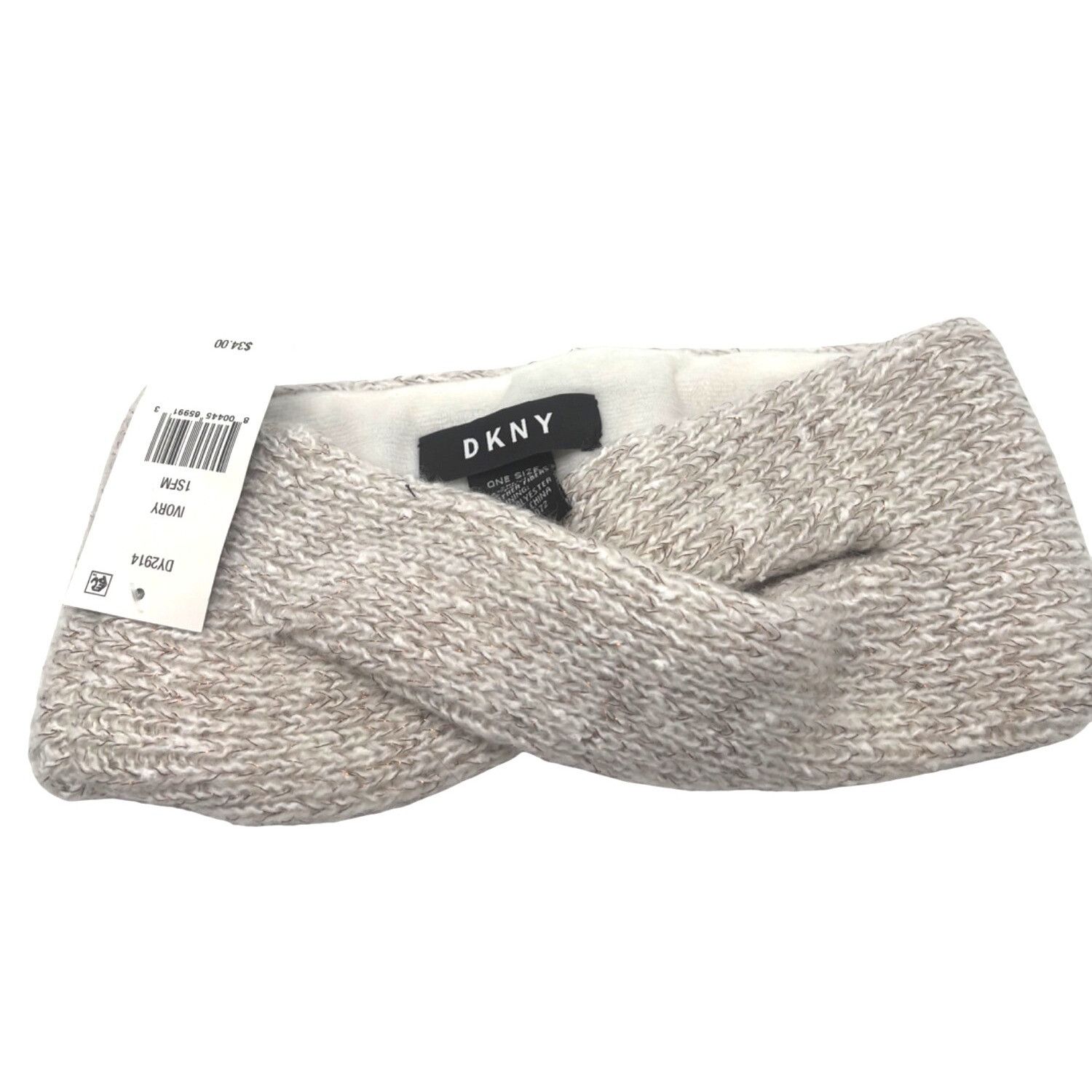 DKNY $102.00 Set of 3 DKNY Fleece-Lined Headbands Black/Gray/Ivo Size ONE SIZE - 9 Thumbnail