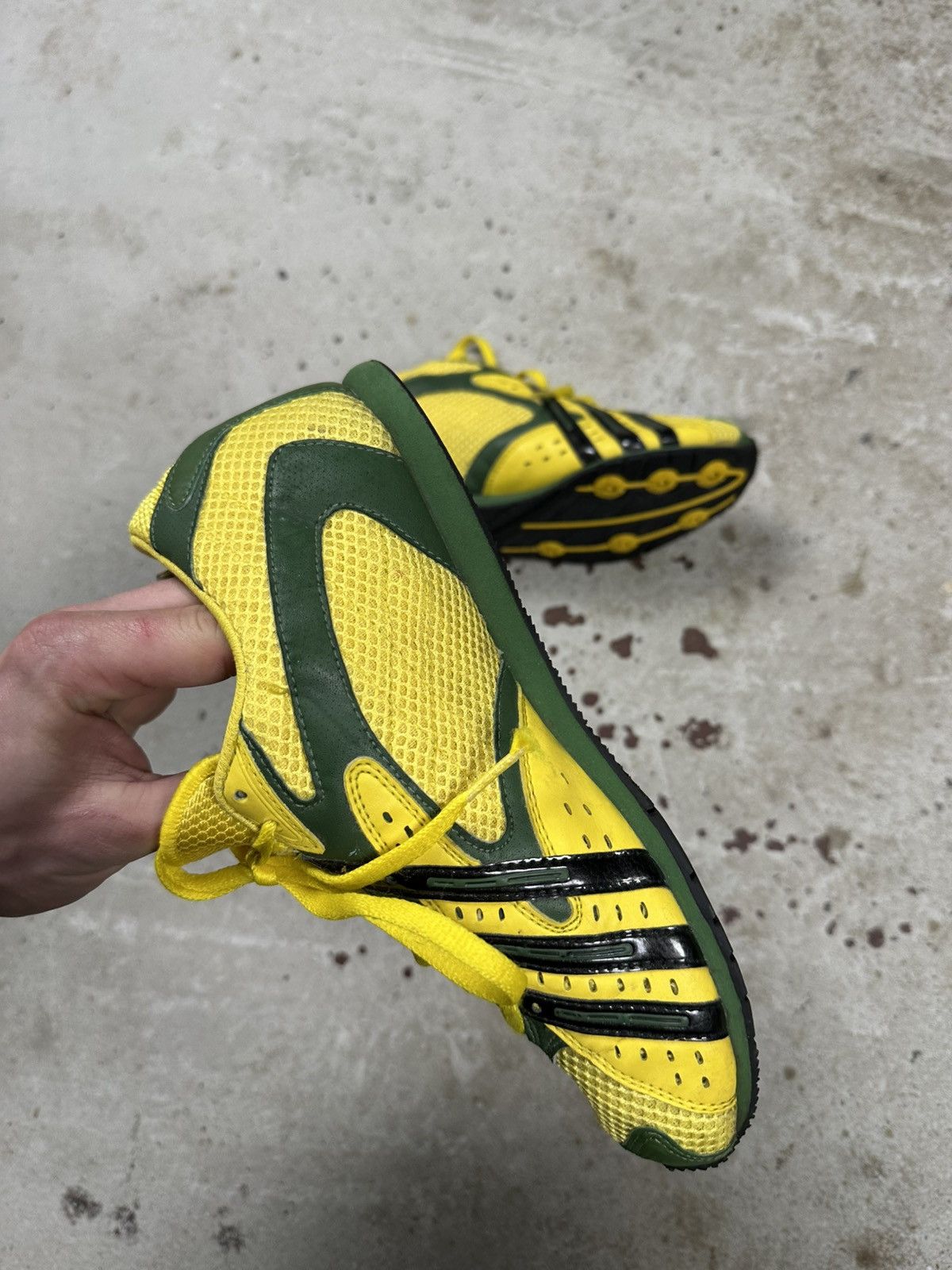 Adidas × Vintage Vintage 2005 Adidas Techstar Brazil Cosmos Racer Sneakers Size US 6.5 / EU 39-40 - 5 Thumbnail