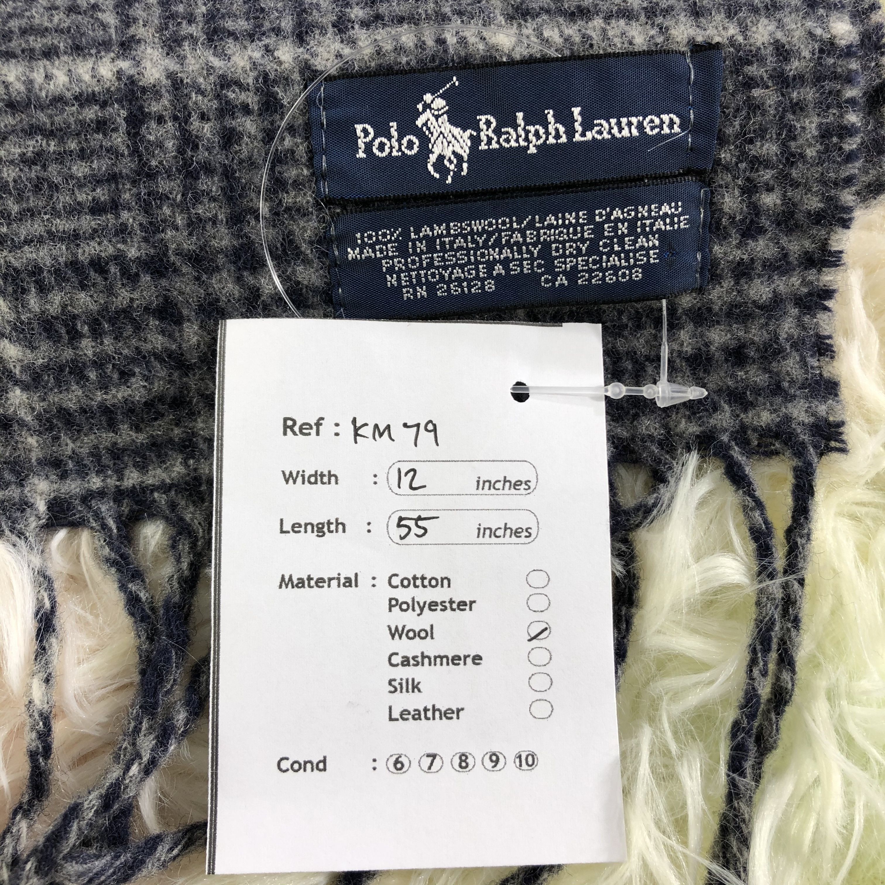 Polo Ralph Lauren × Vintage Polo Ralph Lauren Scarf / Muffler / Neckwear - KM79 Size ONE SIZE - 9 Thumbnail