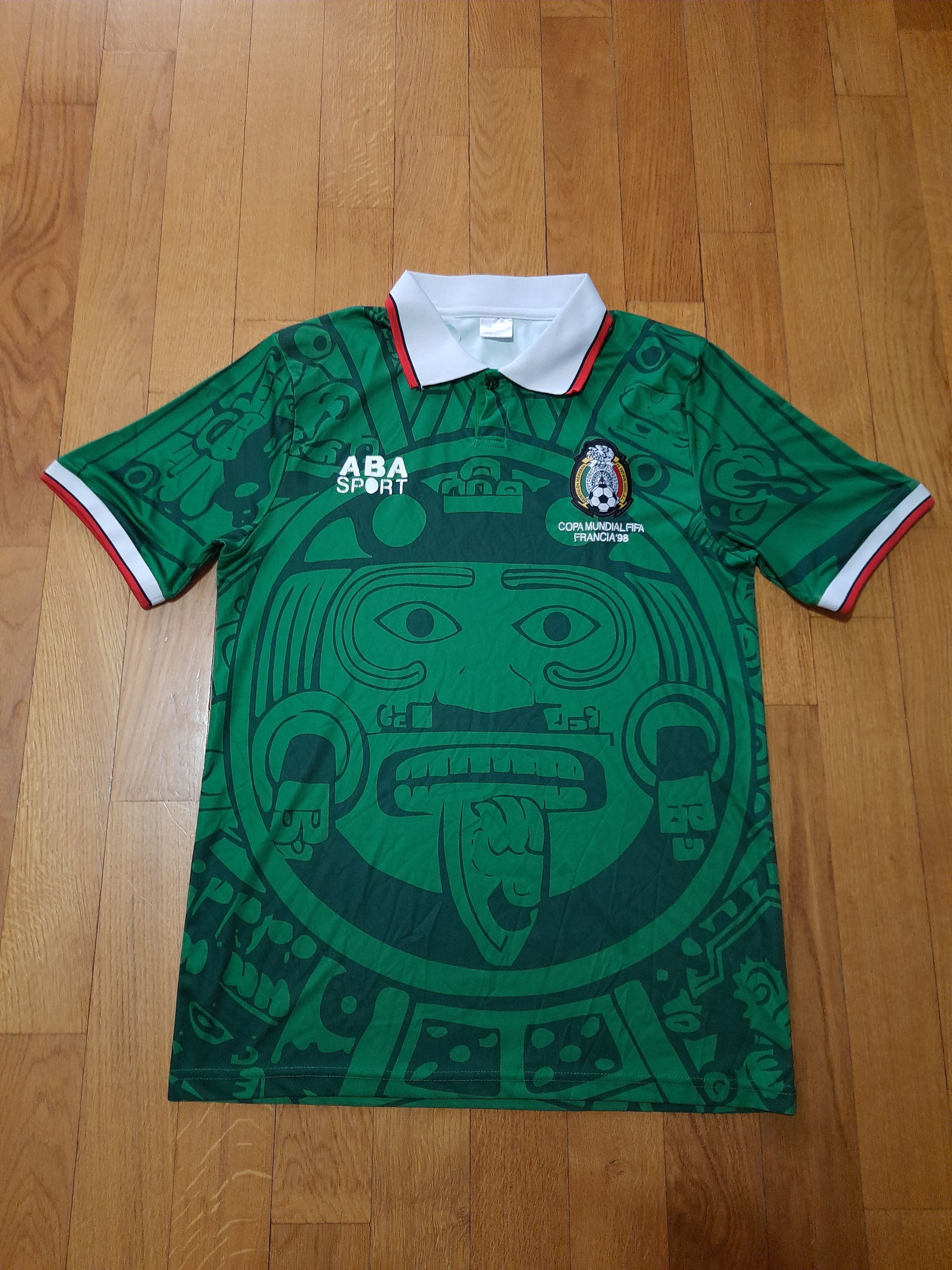 Other Mexico Mexican World Cup 98 Football Tee Size US L / EU 52-54 / 3 - 1 Thumbnail