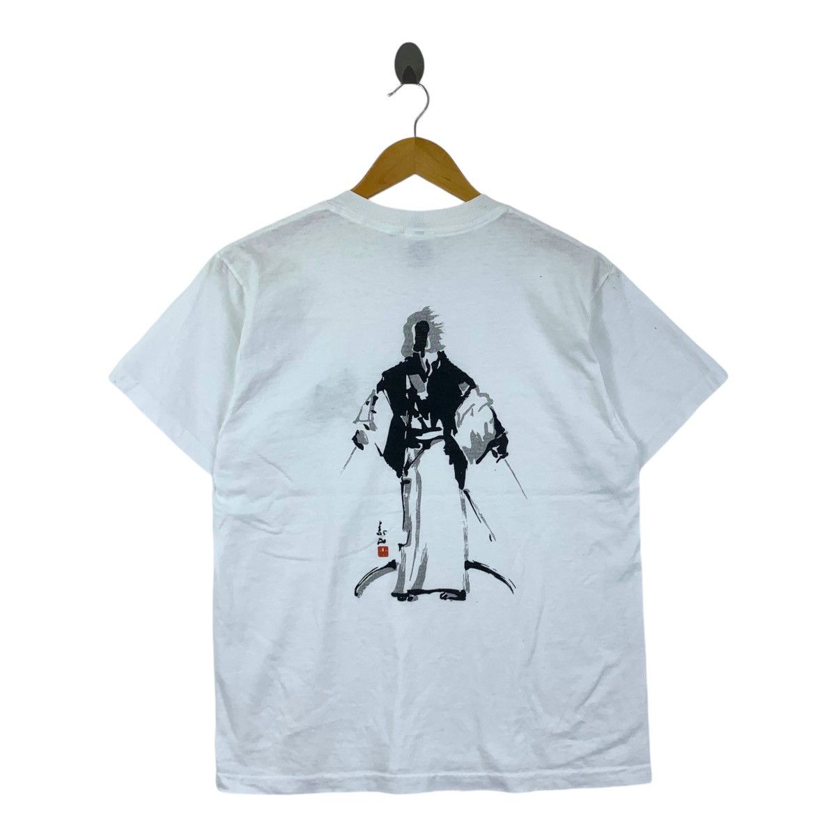 Fruit Of The Loom IAIDO JAPANESE SWORD DRAWING Martial Art Tee Shirt Size US M / EU 48-50 / 2 - 4 Thumbnail