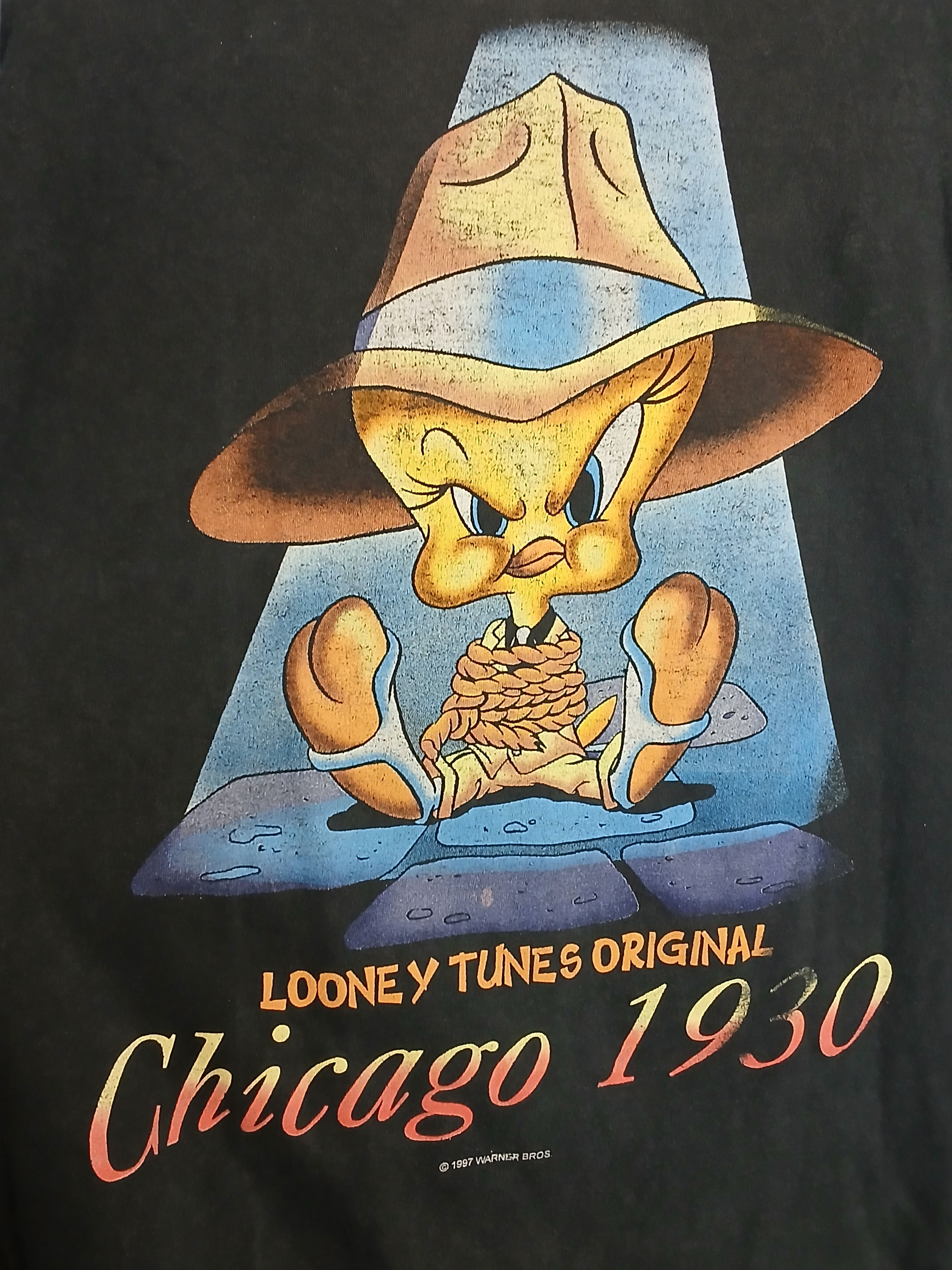 Cartoon Network × Vintage Vintage 1997 Looney Tunes Tweety T-Shirt Size US M / EU 48-50 / 2 - 3 Thumbnail