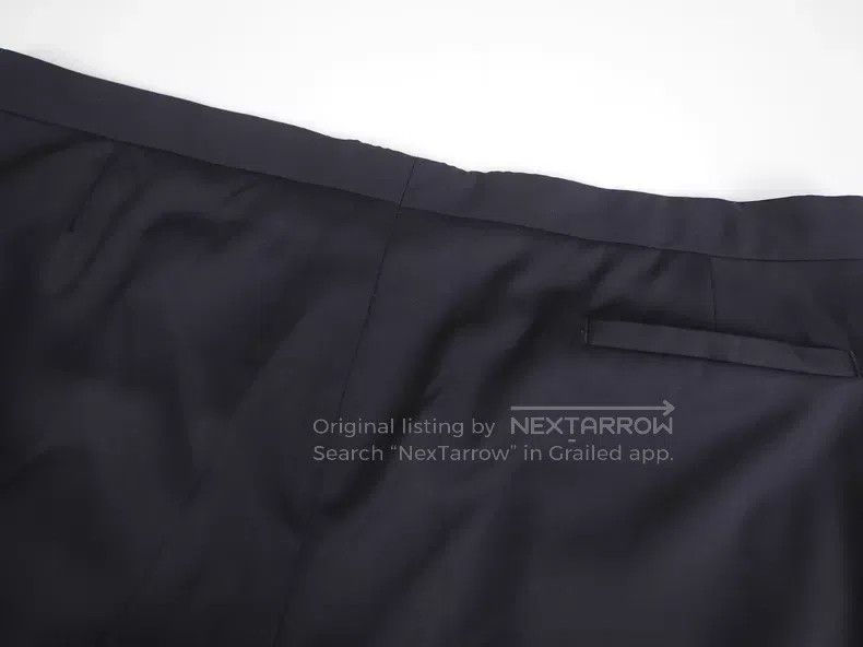 Dior Dior Navy Blue Side Stripe Wool Dress Pants Size US 40 / EU 56 - 5 Thumbnail