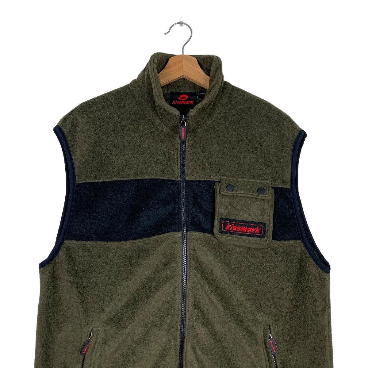 Japanese Brand KISSMARK Fleece Vest #0261-C12 Size US L / EU 52-54 / 3 - 3 Thumbnail