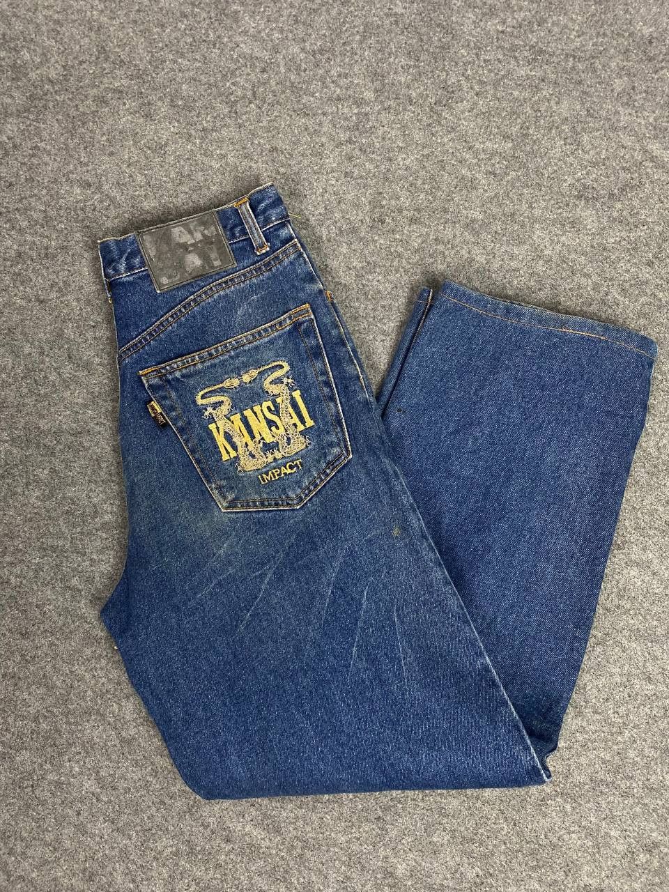 Kansai Yamamoto kansai impact japanese brands distressed denim Size US 31 - 2 Thumbnail