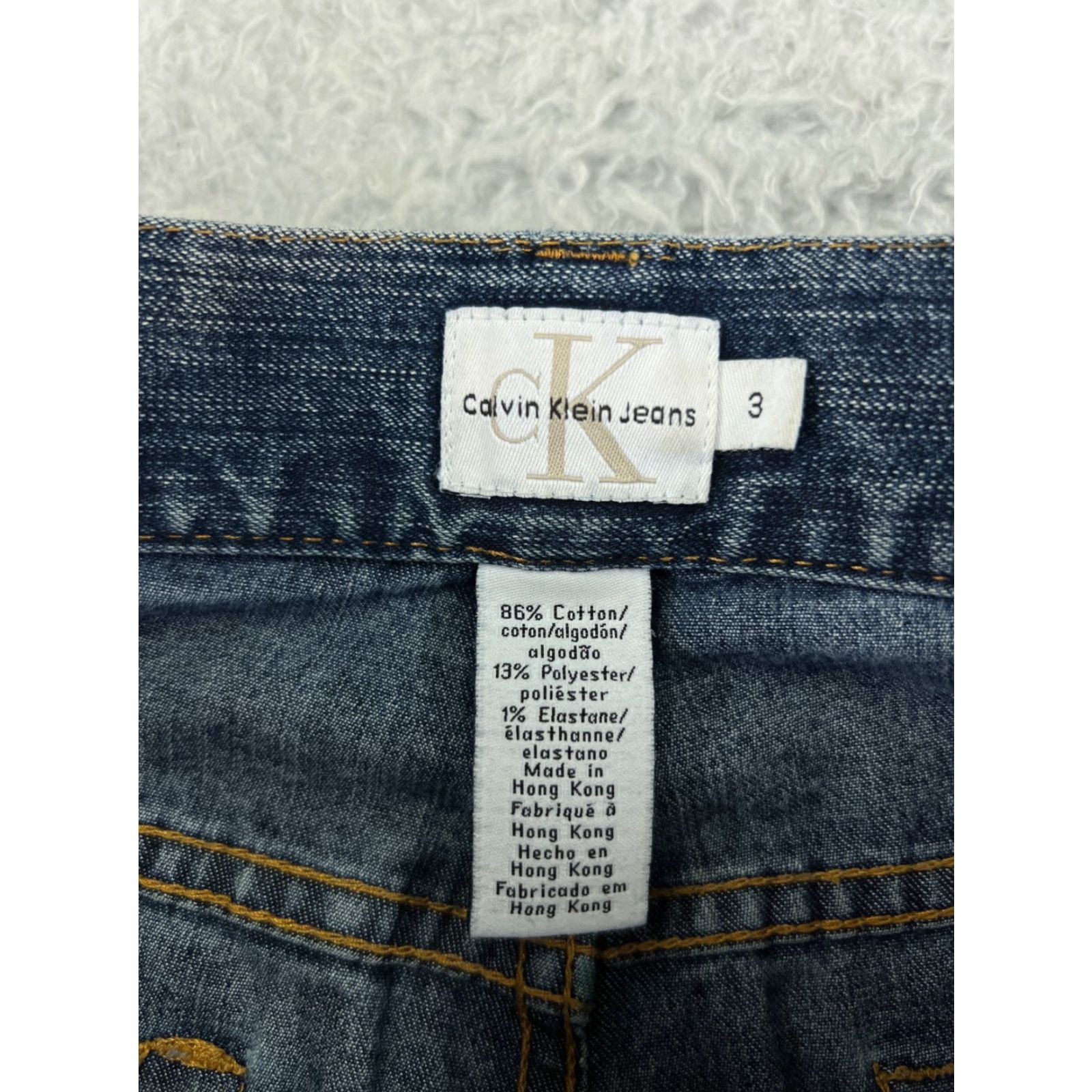 Calvin Klein Calvin Klein Jeans Women 3 Blue Denim Bootcut Retro Casual Medium Wash Size 27 Size 26" / US 2 / IT 38 - 4 Thumbnail