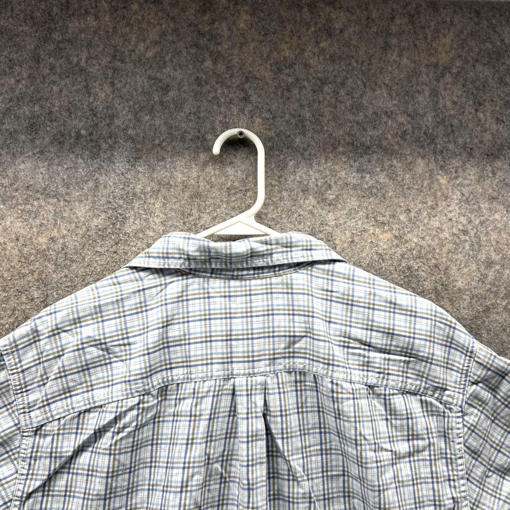 Eddie Bauer VINTAGE Eddie Bauer Shirt Men Large White Grey Button Down Relaxed Plaid Glen Check Shirt Ladies? Size US L / EU 52-54 / 3 - 5 Thumbnail