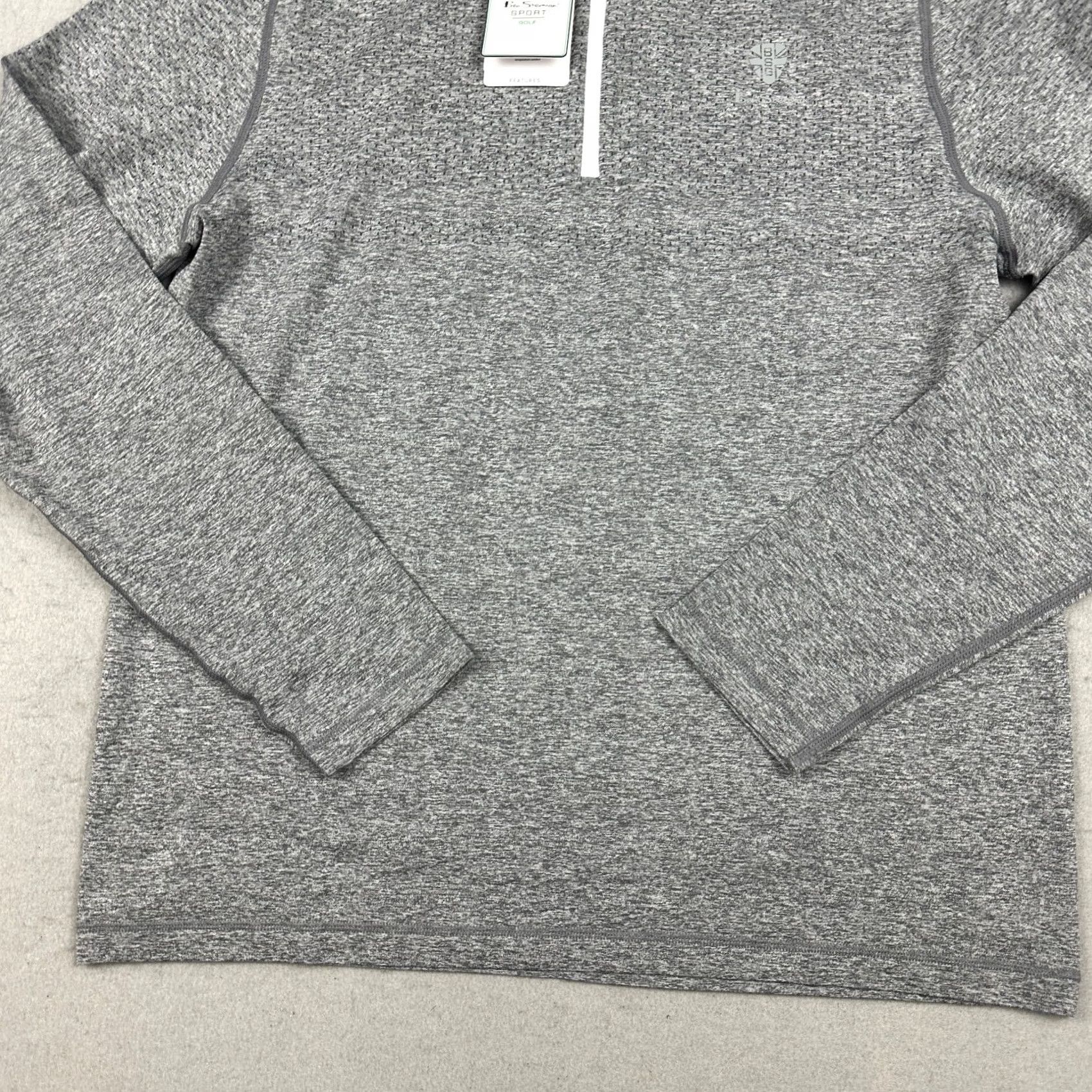 Ben Sherman Ben Sherman Sport Sweater Men Medium Grey 1/4 Zip Golf Pullover Nylon Seamless Size US M / EU 48-50 / 2 - 3 Thumbnail