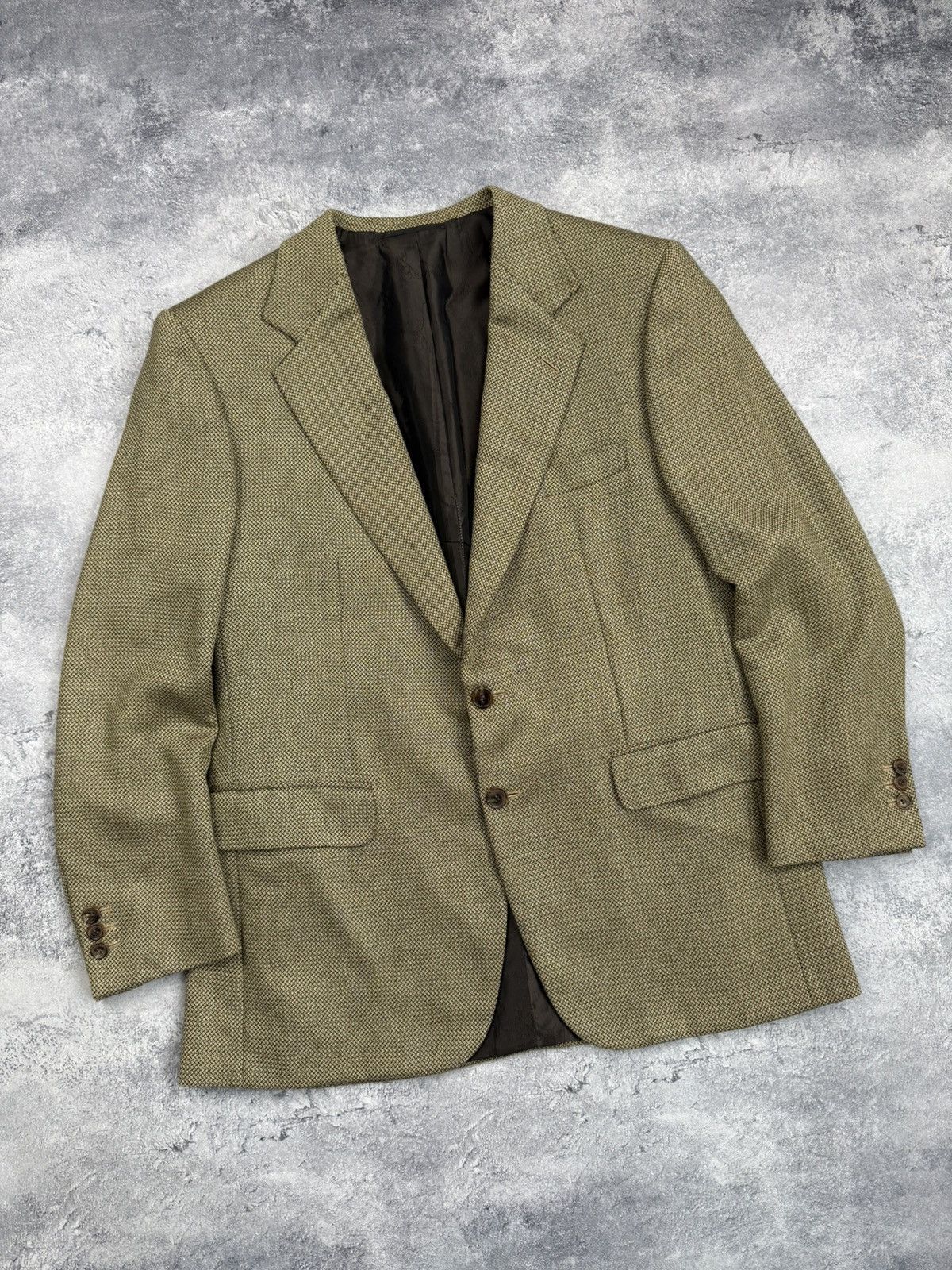 Brioni Brioni 100% Cashmere Tweed Blazer Jacket Made In Italy Size 40R - 4 Thumbnail