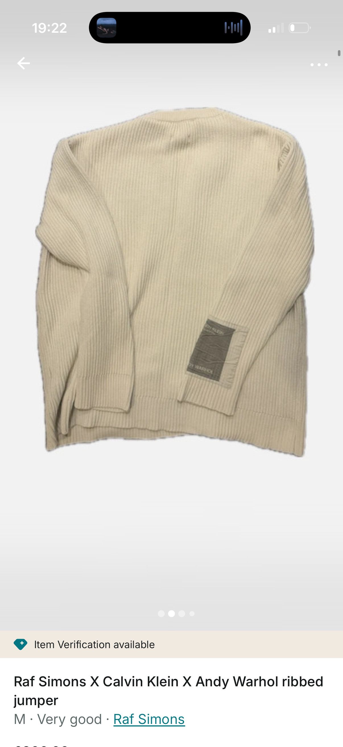 Calvin Klein 205W39NYC Raf Simons x Andy Warhol x Calvin Klein jumper Size US M / EU 48-50 / 2 - 1 Thumbnail
