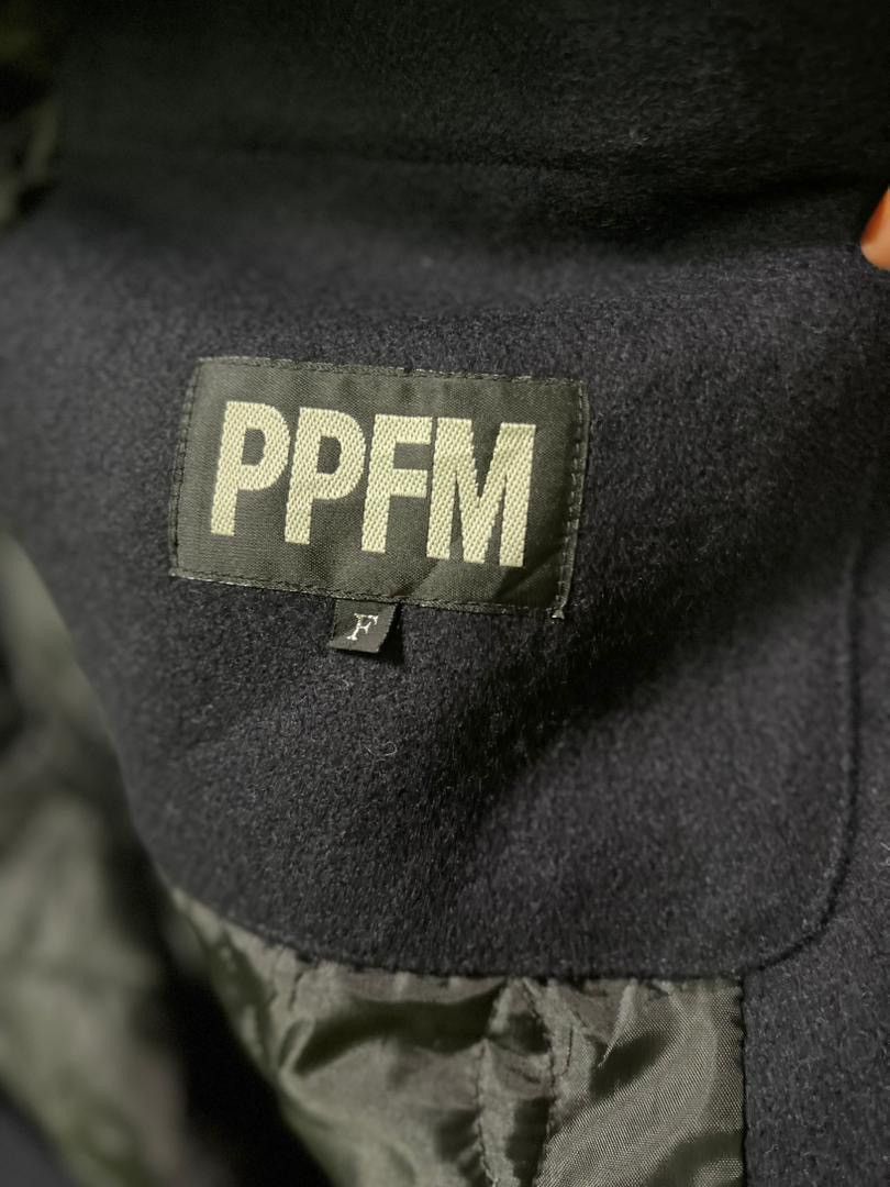 PPFM PPFM Japanese Archive Melton Wool Hooded Parka Coat - Size F Size US L / EU 52-54 / 3 - 3 Thumbnail