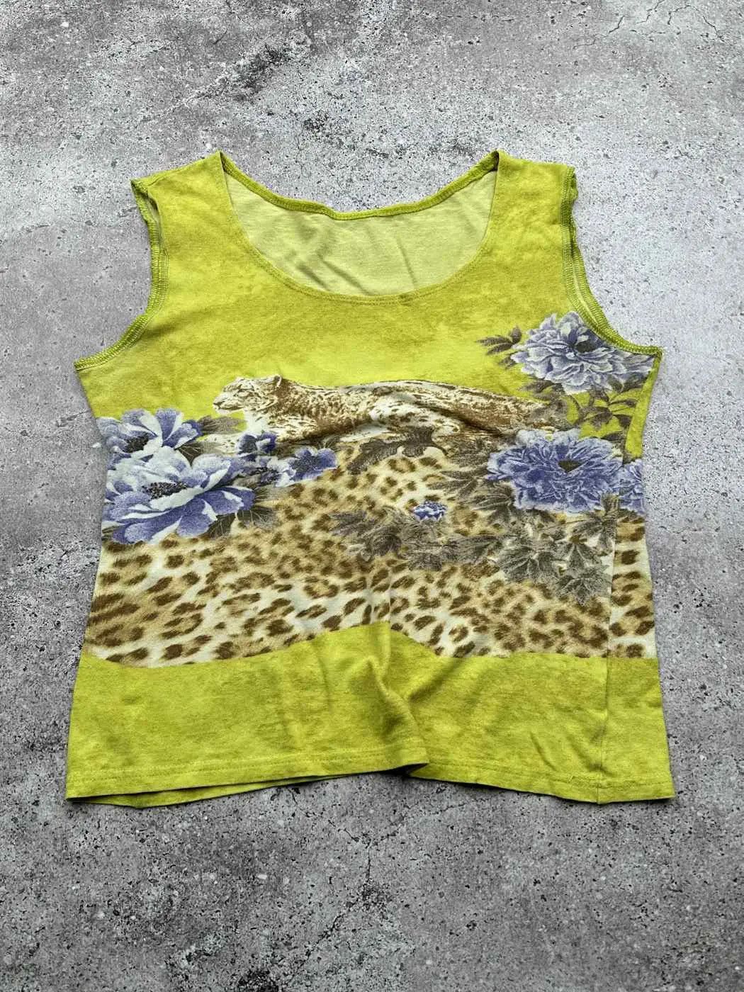 Vintage Printed Tank Top C461