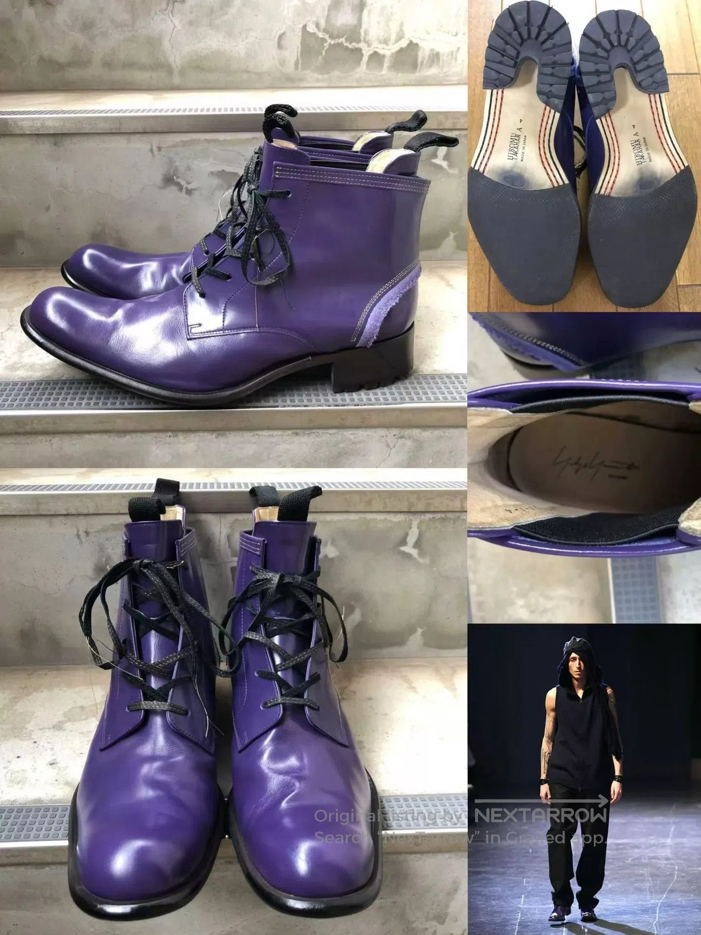 Adidas × Y-3 × Yohji Yamamoto FW08 Y-3 front zip and lace up ankle