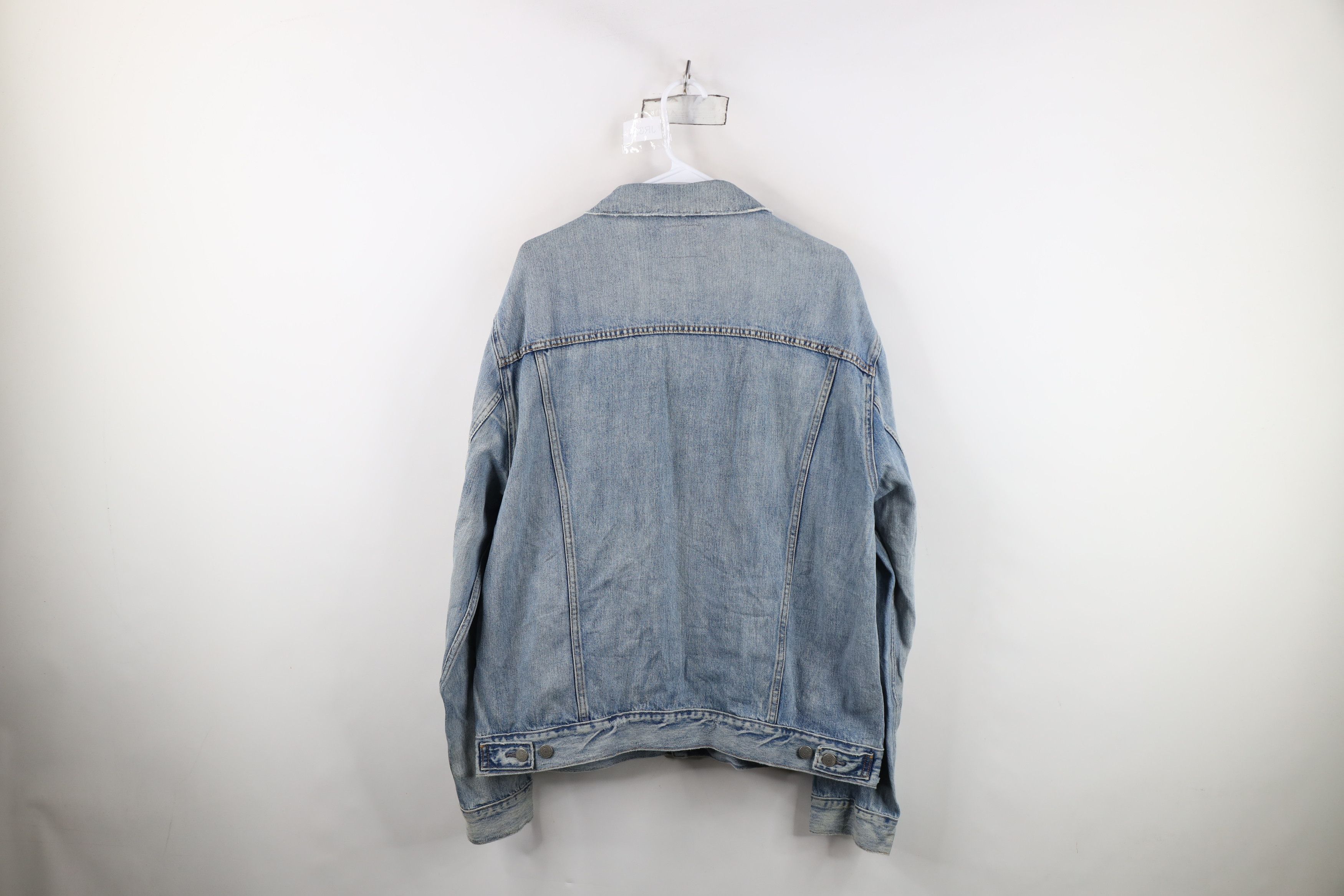 Ralph Lauren Vintage Ralph Lauren Spell Out Denim Jean Trucker Jacket Size US L / EU 52-54 / 3 - 12 Thumbnail