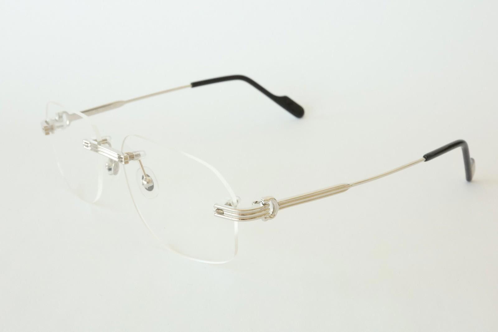 Cartier New Cartier eyewear optical eyeglasses CT0284O 001 silver Size ONE SIZE - 1 Thumbnail