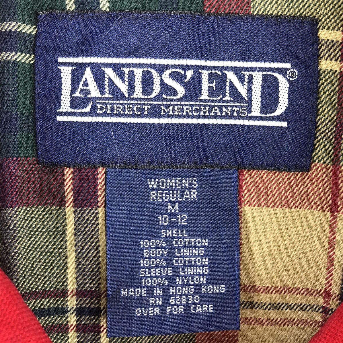 Lands' End Vintage Lands End Duck Canvas Heavy Jacket Workwear Style Size L / US 10 / IT 46 - 16 Thumbnail