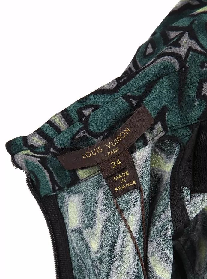 Louis Vuitton Louis Vuitton Graffiti Alphabet Dress Size XXS / US 00 / IT 34 - 4 Thumbnail
