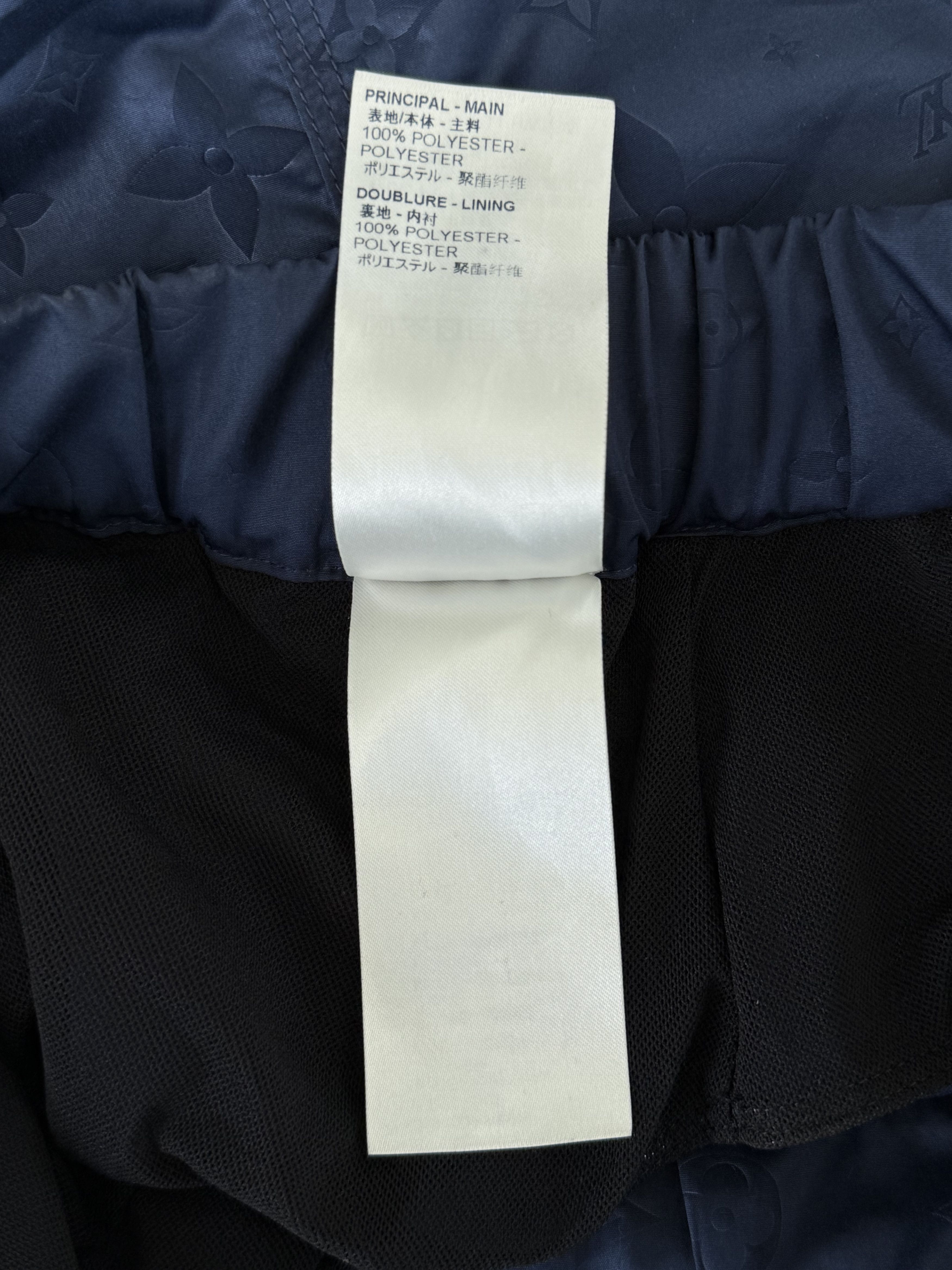 Louis Vuitton Louis Vuitton Navy Monogram Swim Shorts Size US 34 / EU 50 - 5 Thumbnail