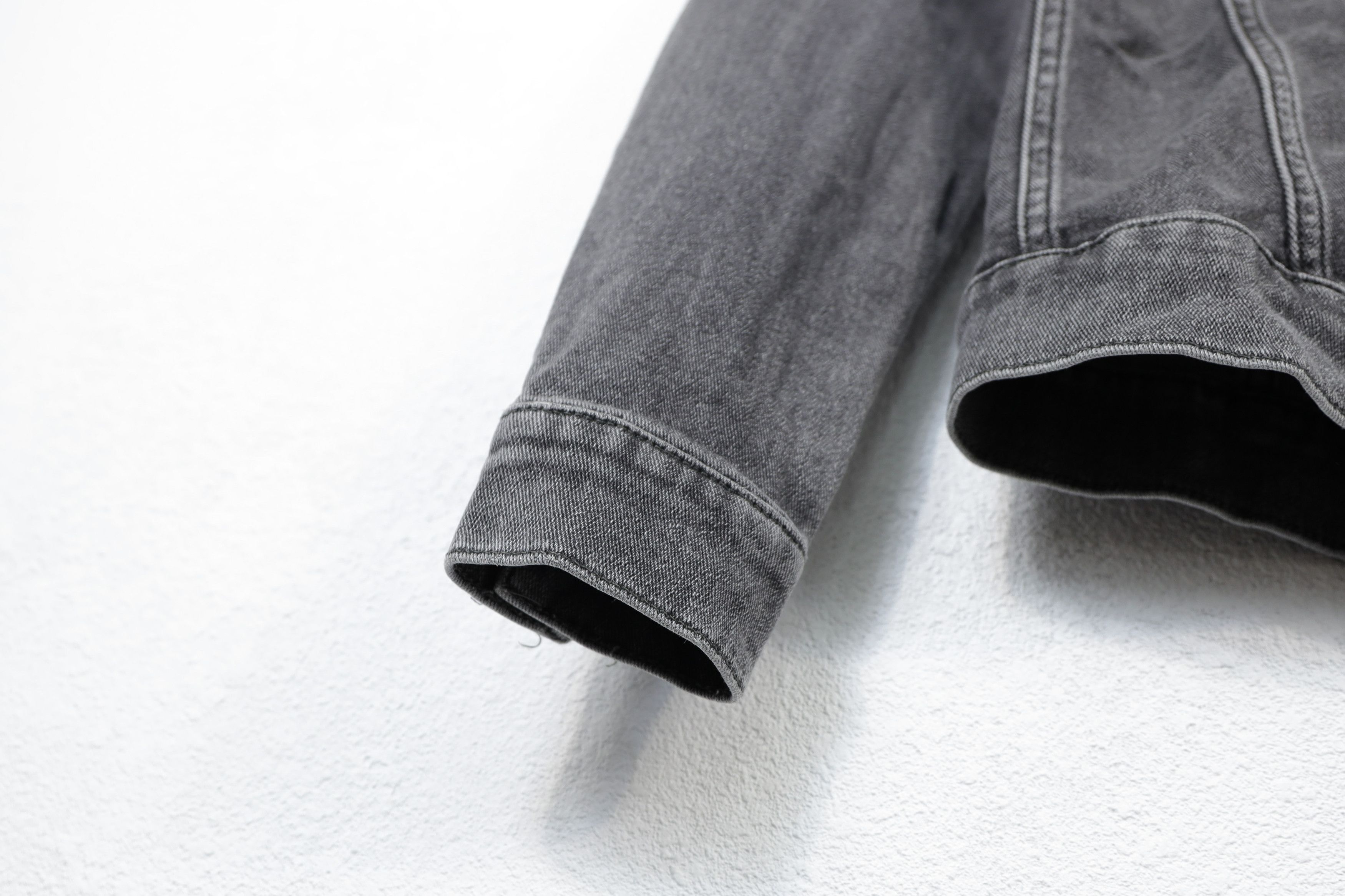 Allsaints Allsaints Jeans Track Suede Collar Creagan Denim Jacket Size US XS / EU 42 / 0 - 7 Thumbnail