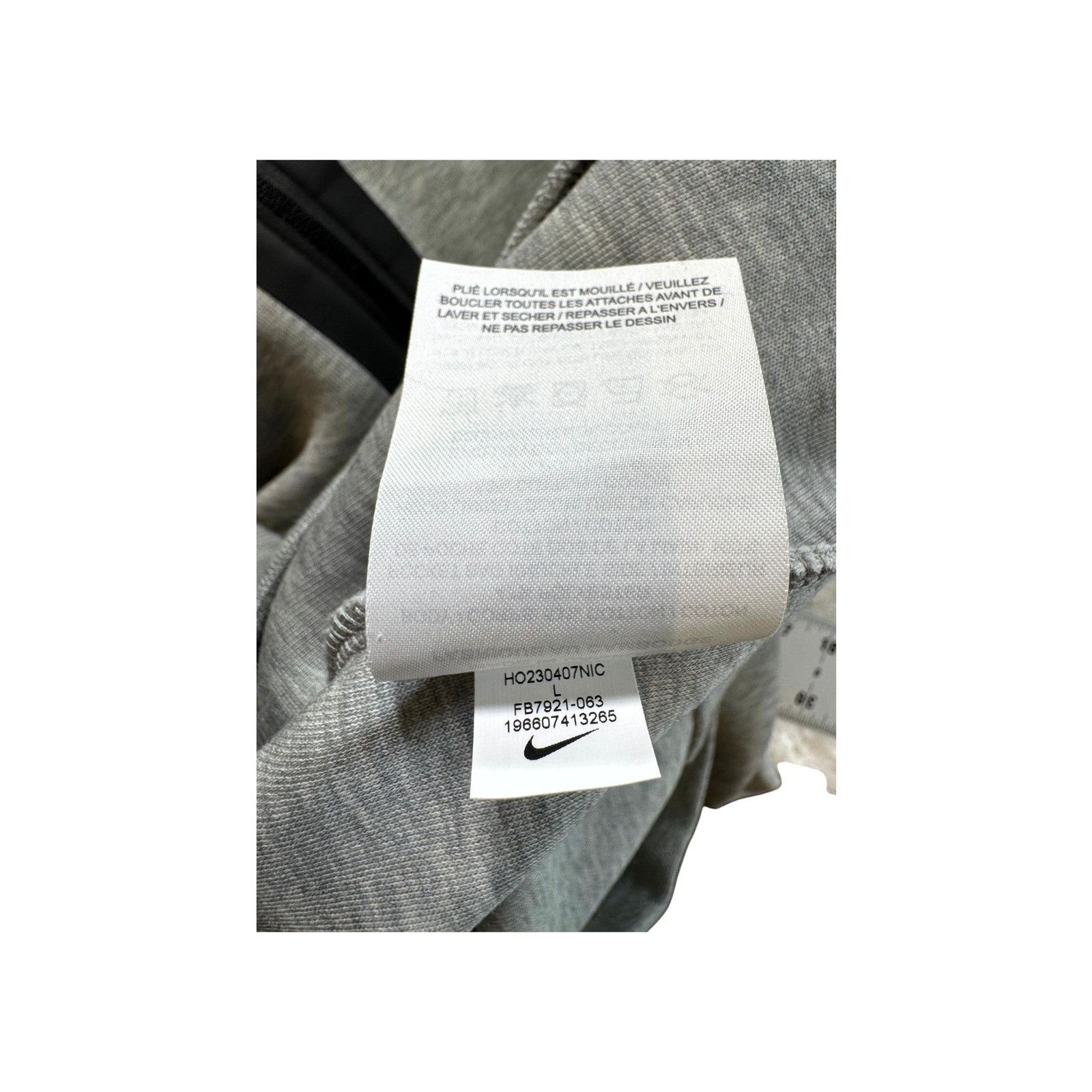 Nike Nike Tech Zip Up Grey Hoodie Size US L / EU 52-54 / 3 - 5 Thumbnail