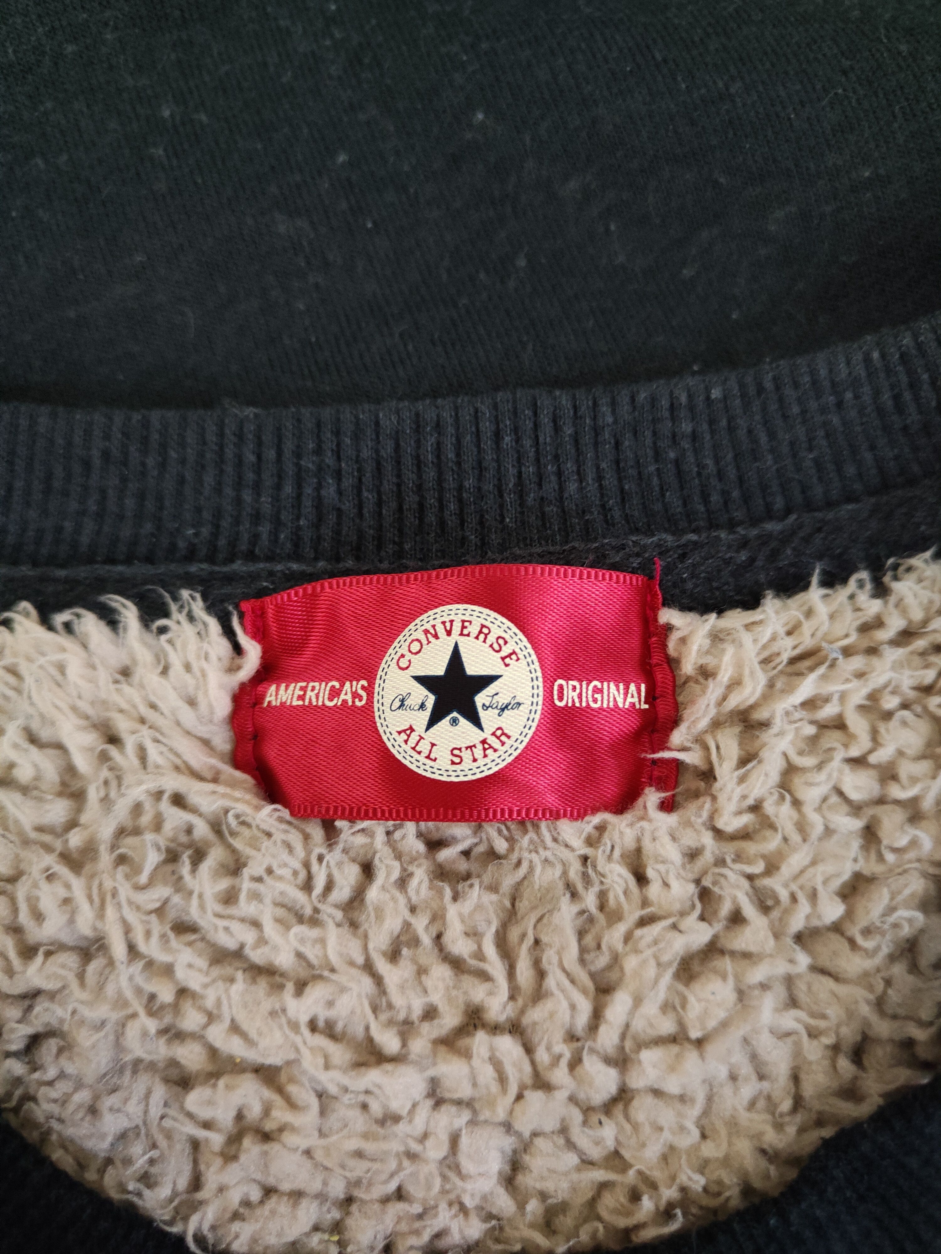 Converse Converse Black vintage winter Sweatshirts #S2576 Size M / US 6-8 / IT 42-44 - 10 Thumbnail